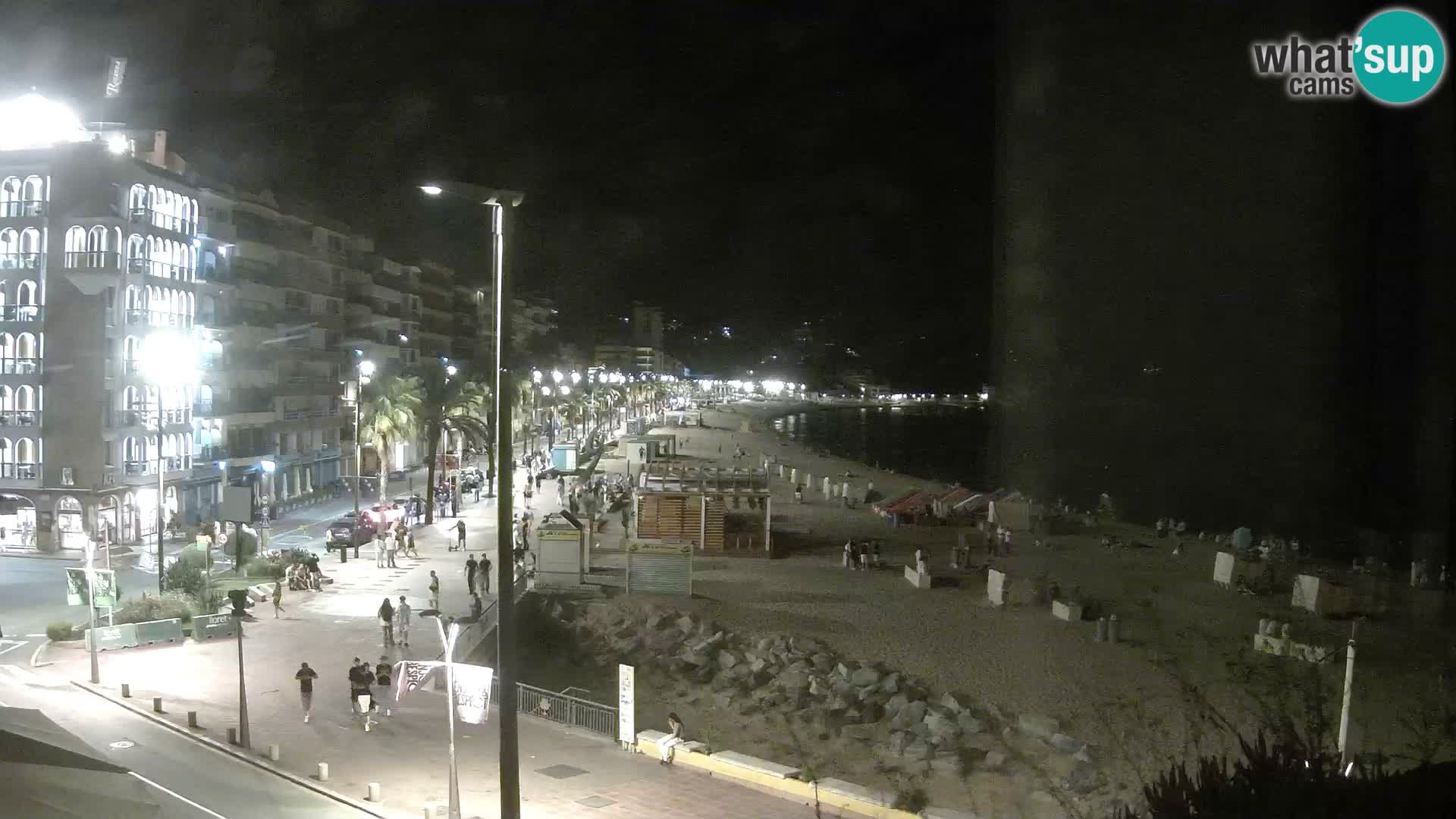 Webcam Lloret de Mar – the main beach – – Costa Brava – Spain