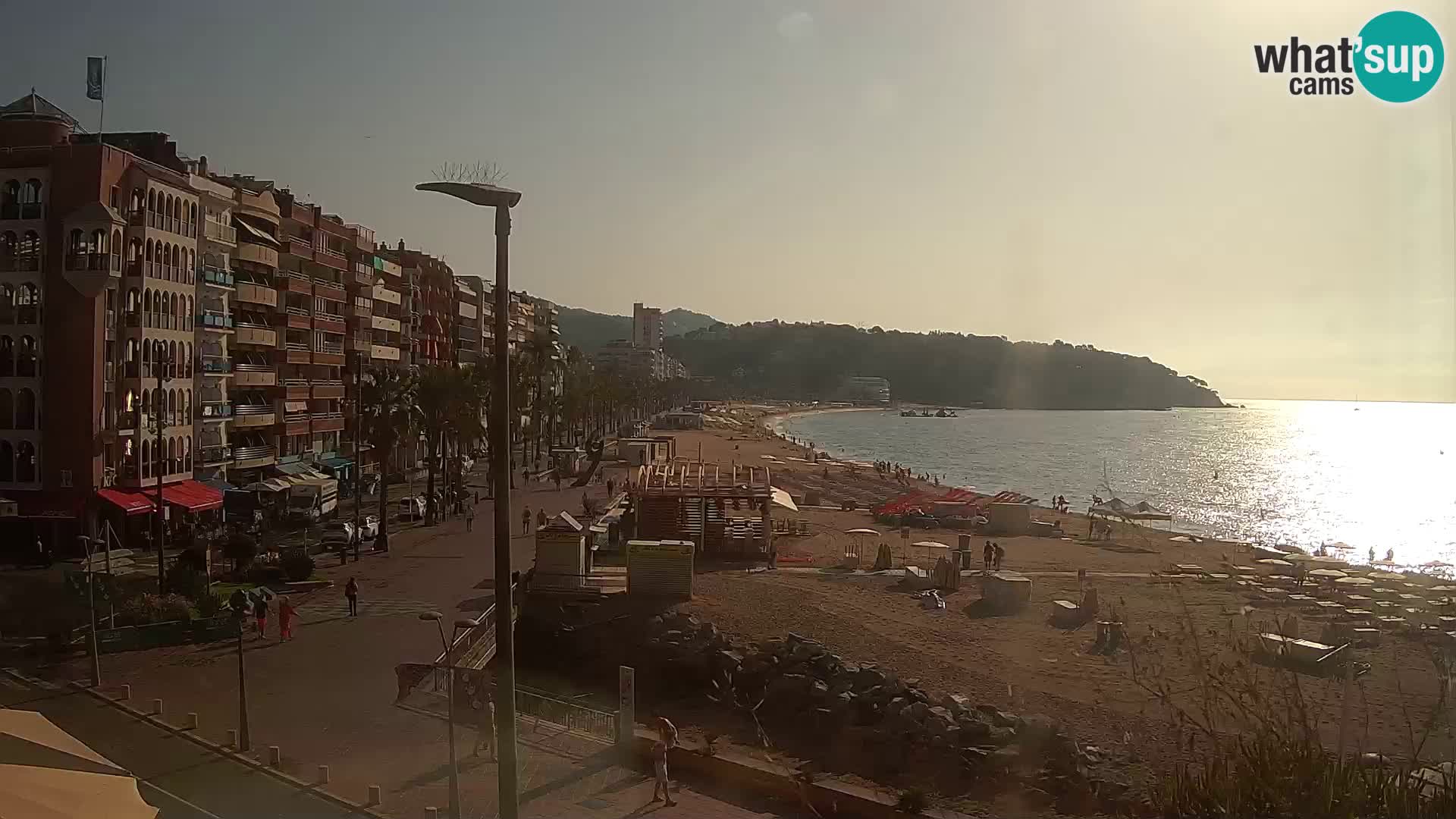 Webcam Lloret de Mar – the main beach – – Costa Brava – Spain