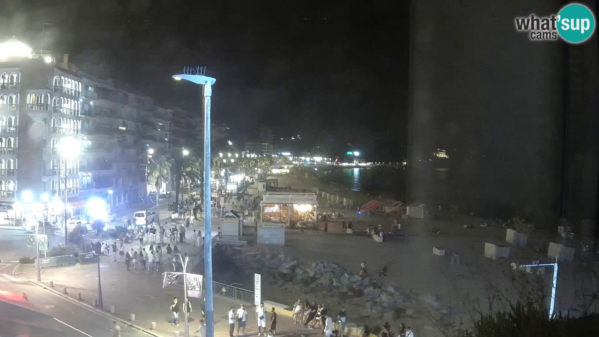 Webcam Lloret de Mar – the main beach – – Costa Brava – Spain