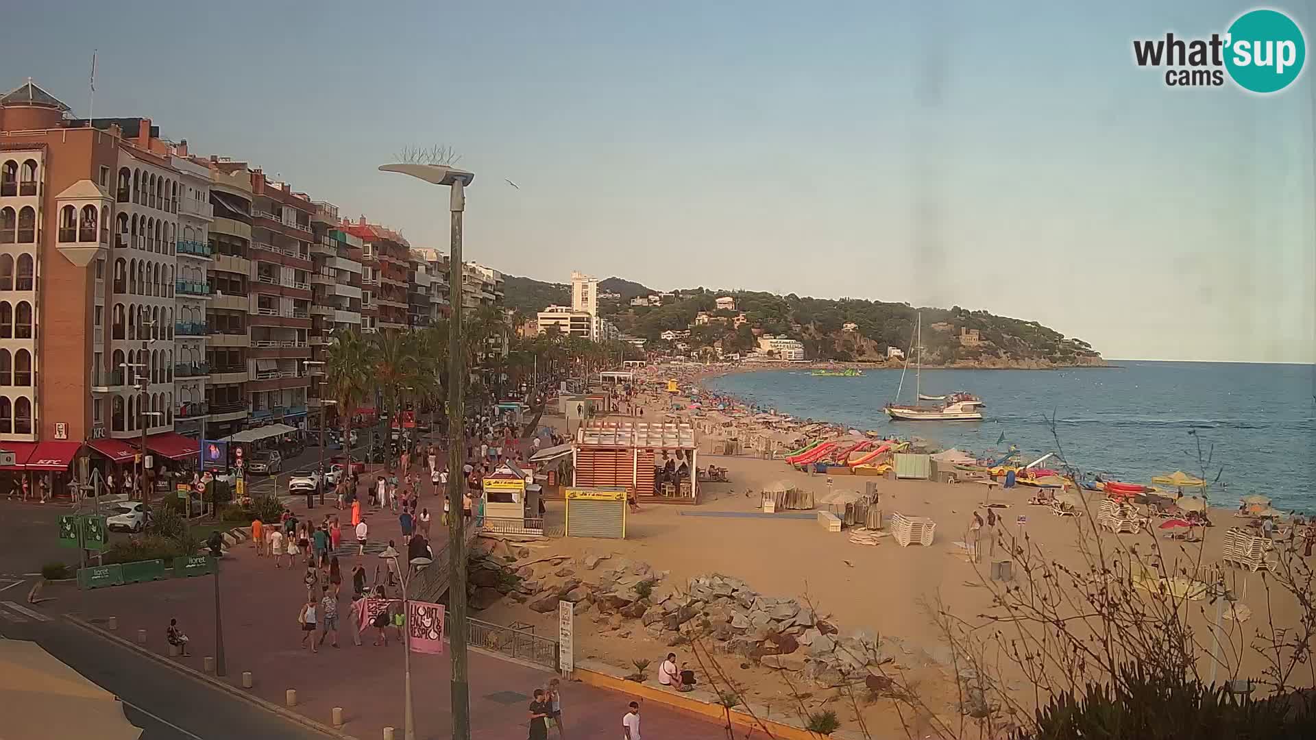 Webcam live Lloret de Mar – la spiaggia principale
