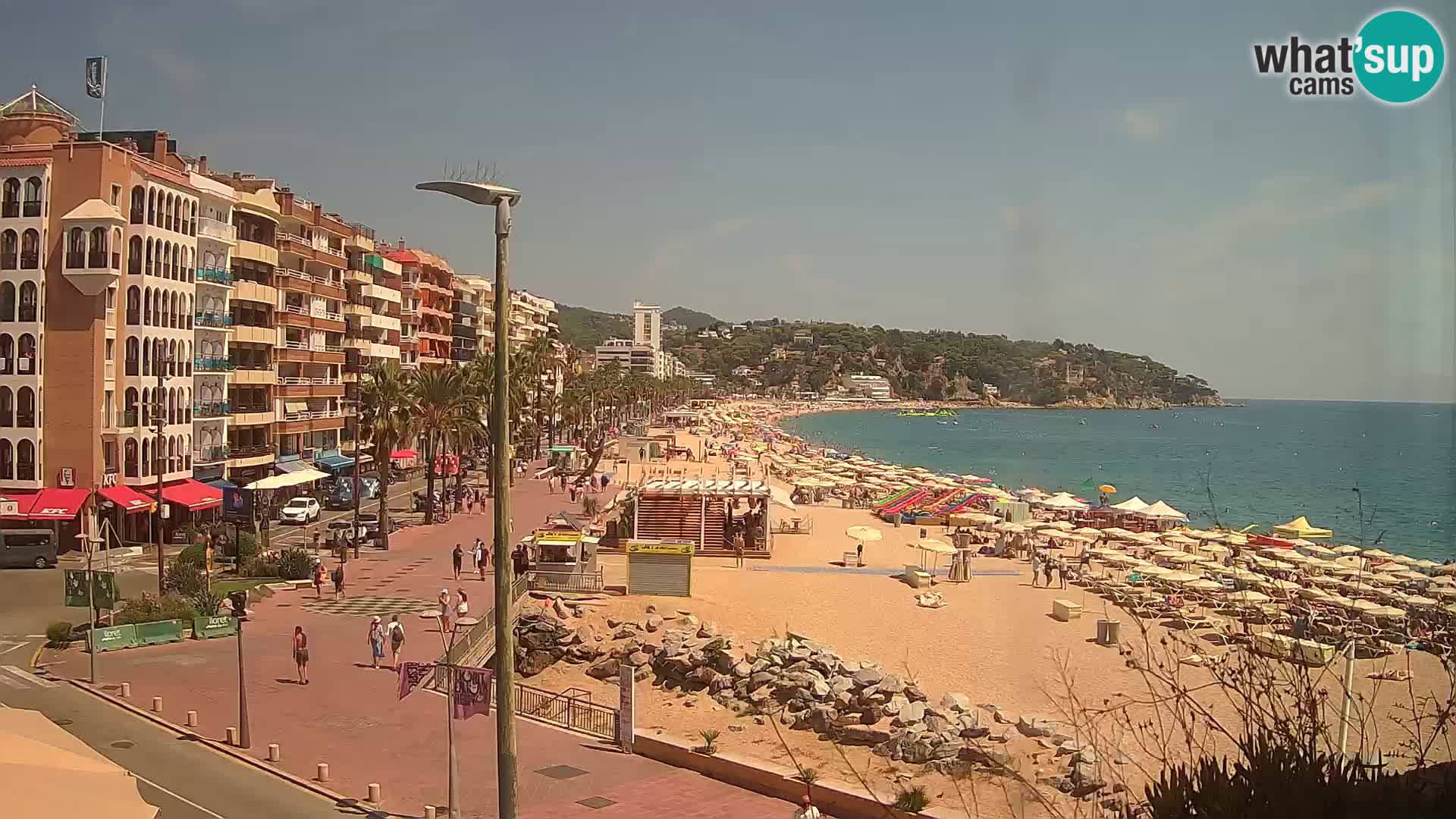 Webcam Live Lloret de Mar – La plage