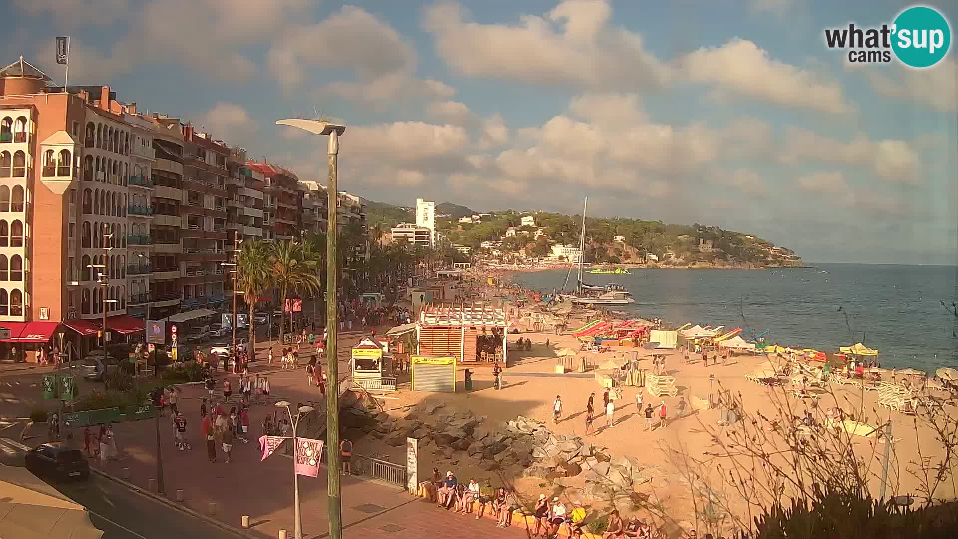 Webcam live Lloret de Mar – la spiaggia principale