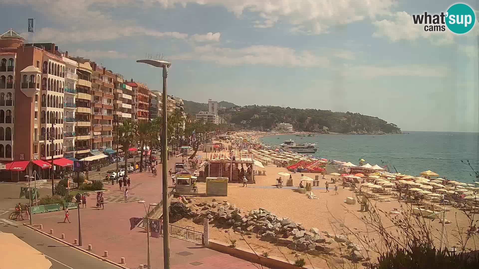 Webcam streaming Lloret de Mar – Plage