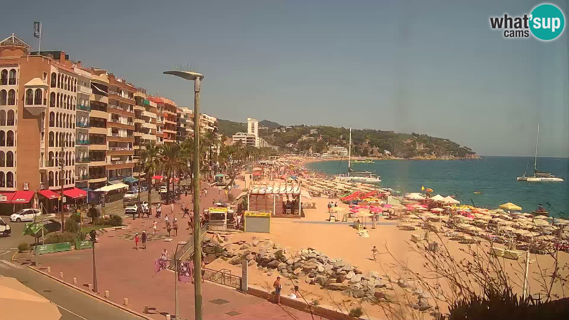 Webcam live Lloret de Mar – la spiaggia principale