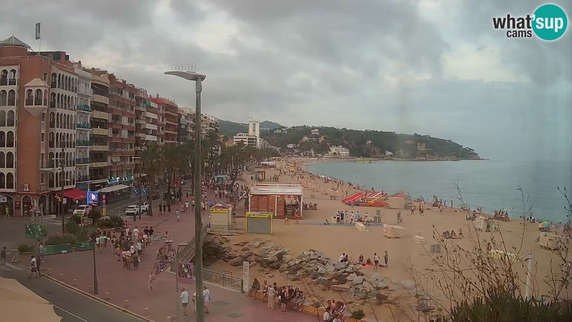 Webcam Lloret de Mar – the main beach – – Costa Brava – Spain