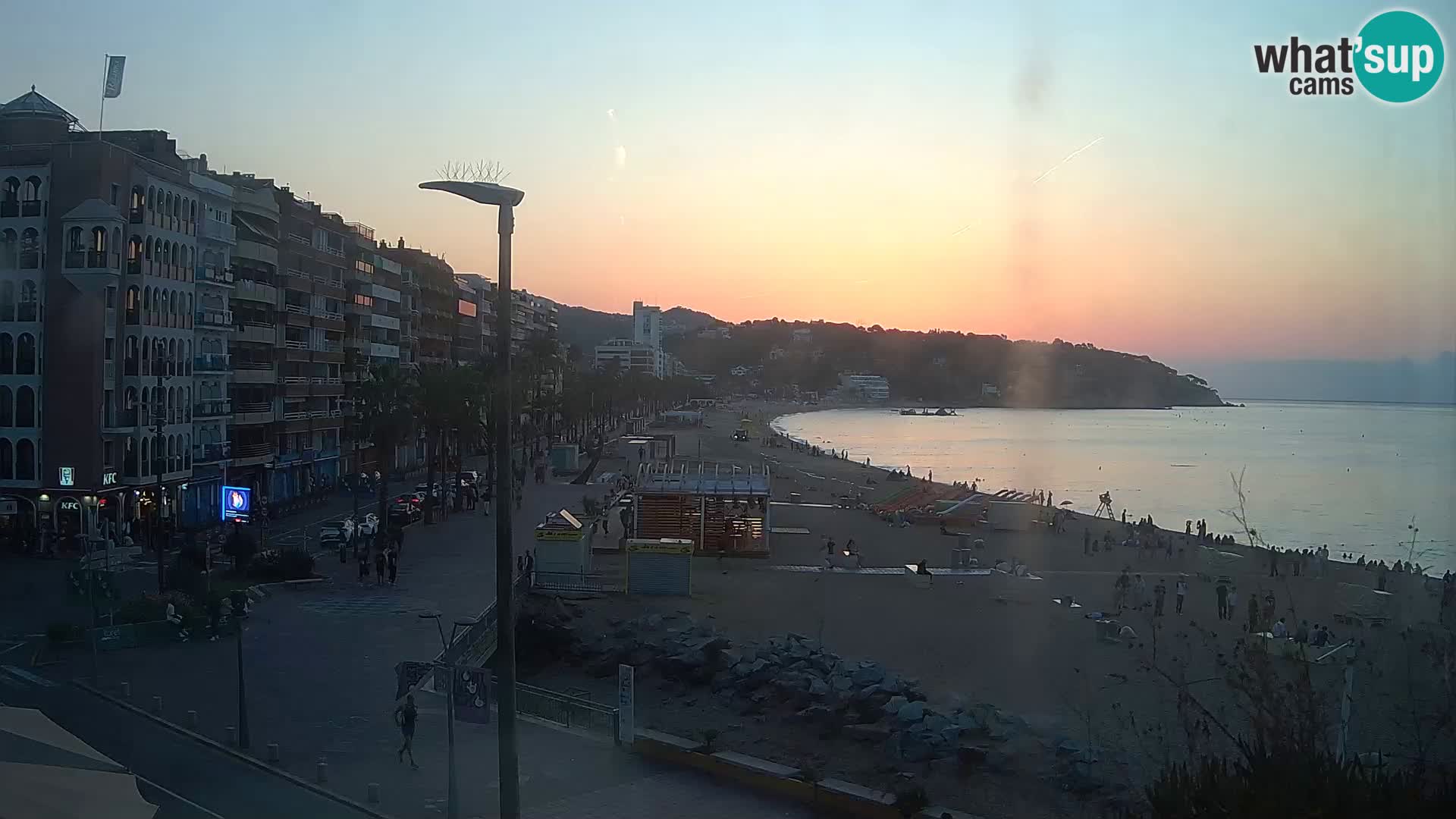 Webcam Lloret de Mar – the main beach – – Costa Brava – Spain