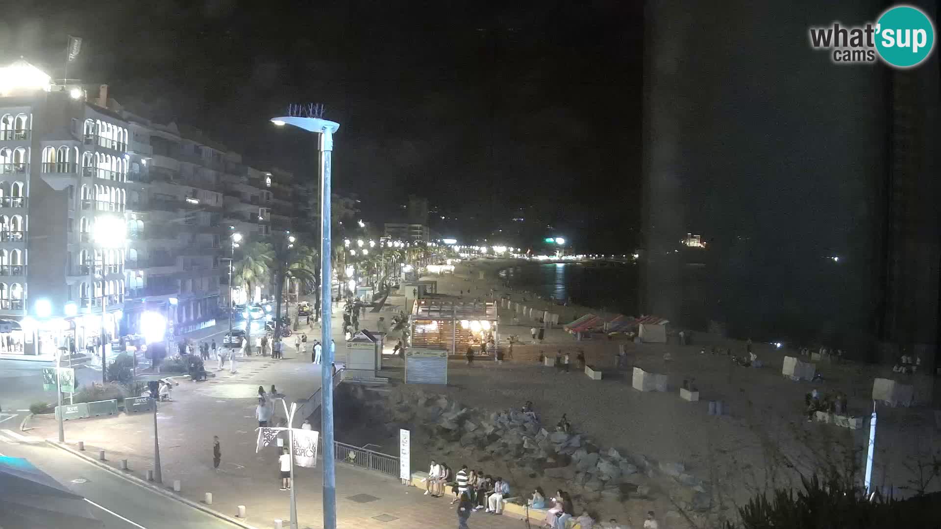 Webcam Lloret de Mar – the main beach – – Costa Brava – Spain