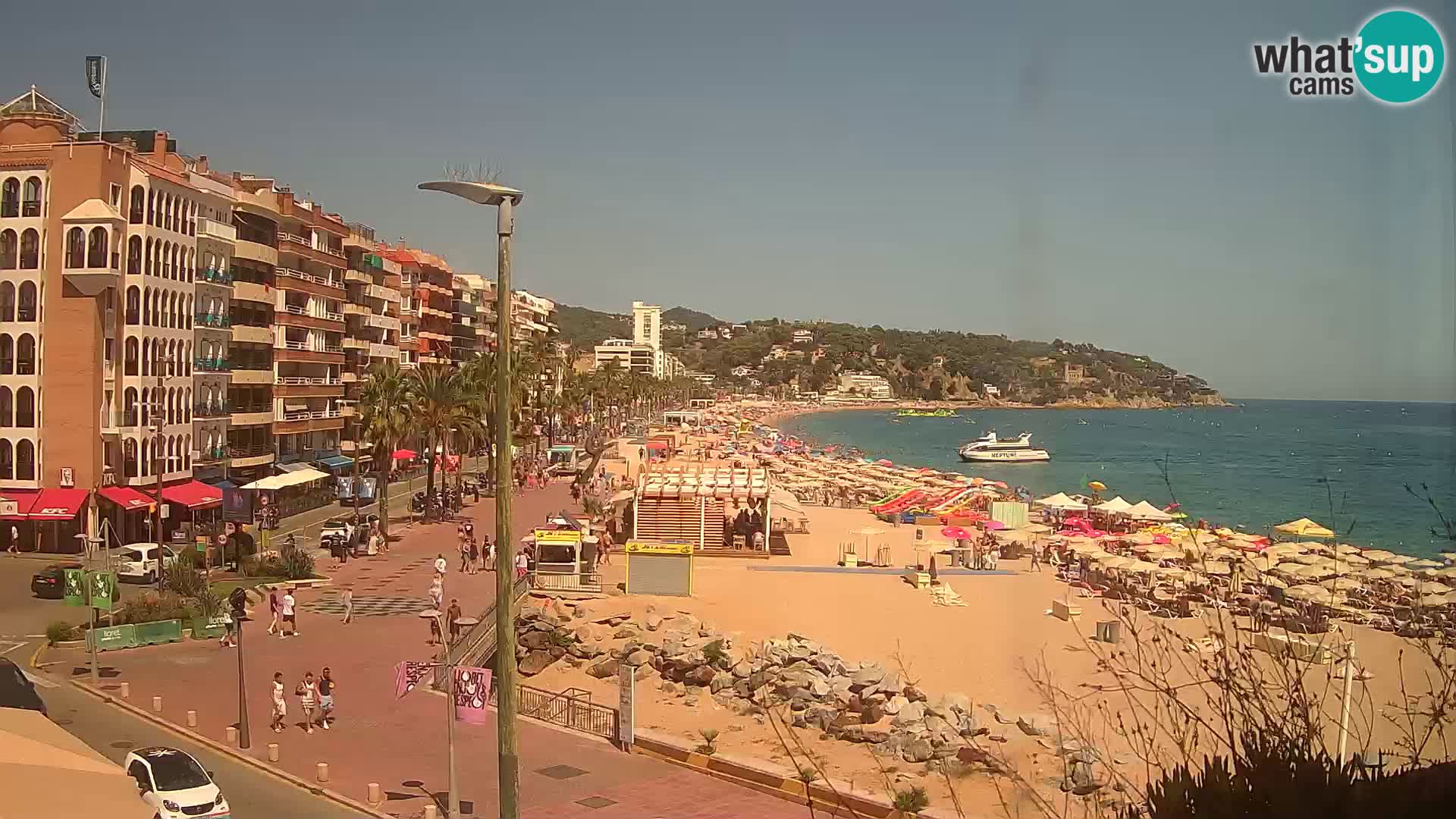 Webcam live Lloret de Mar – la spiaggia principale
