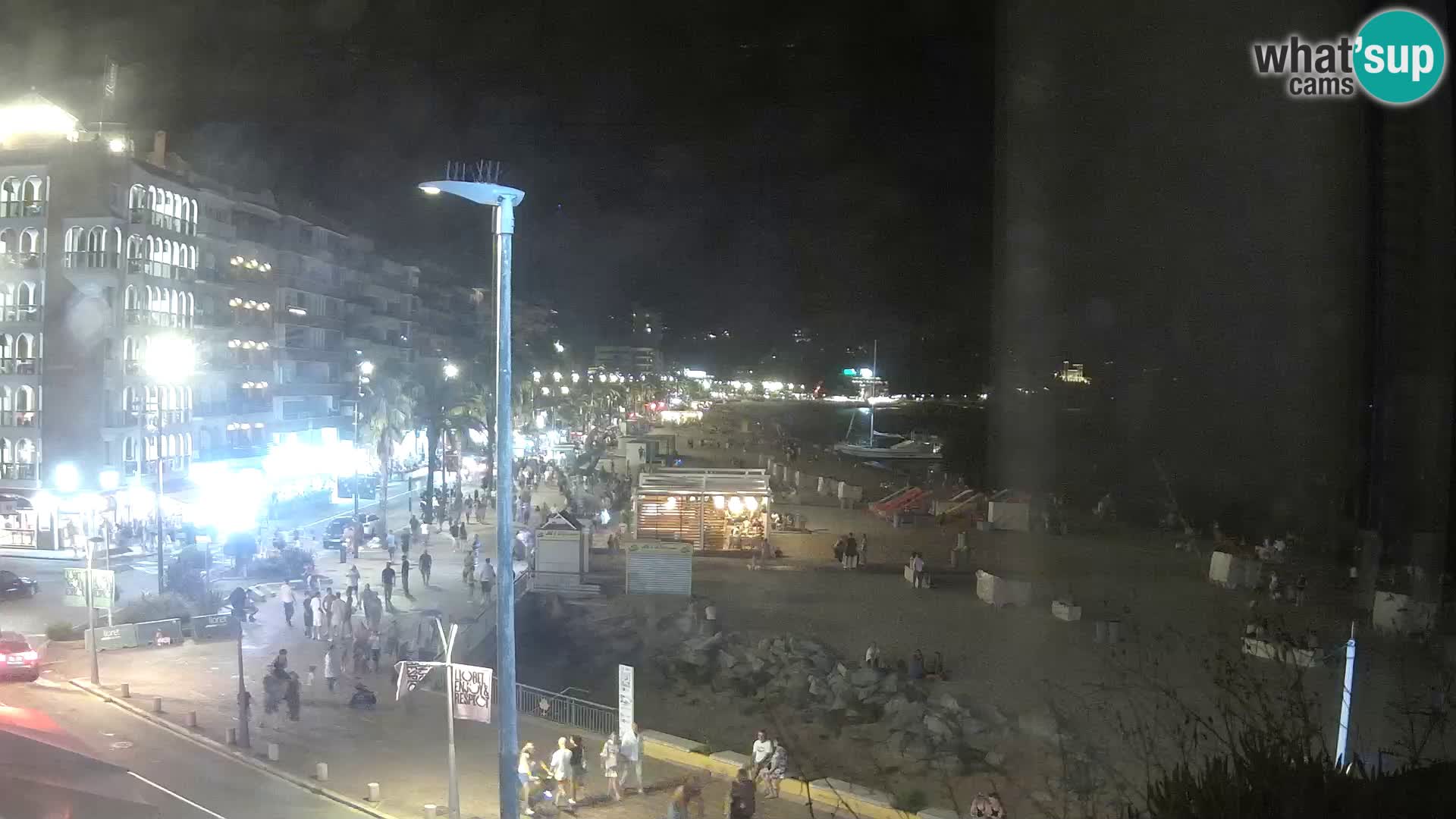 Webcam Lloret de Mar – the main beach – – Costa Brava – Spain