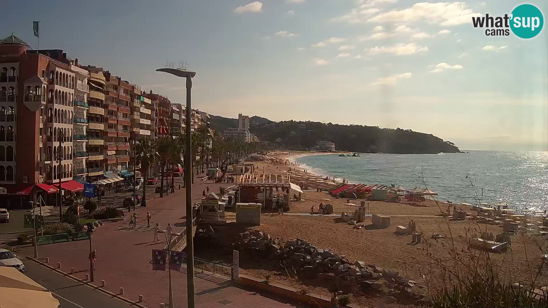 Web kamera Lloret de Mar – plaža