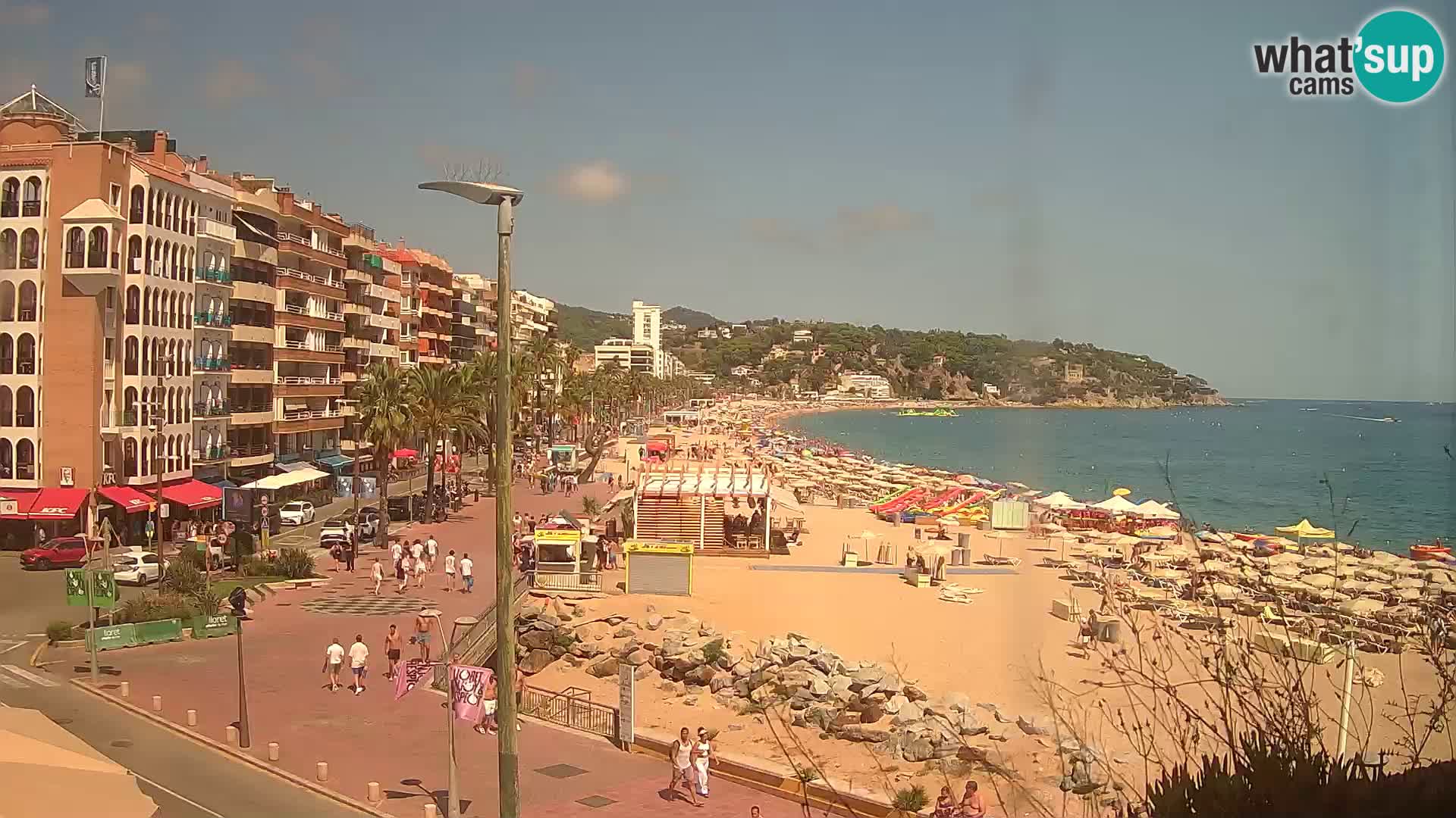 Kamera v živo Lloret de Mar – plaža
