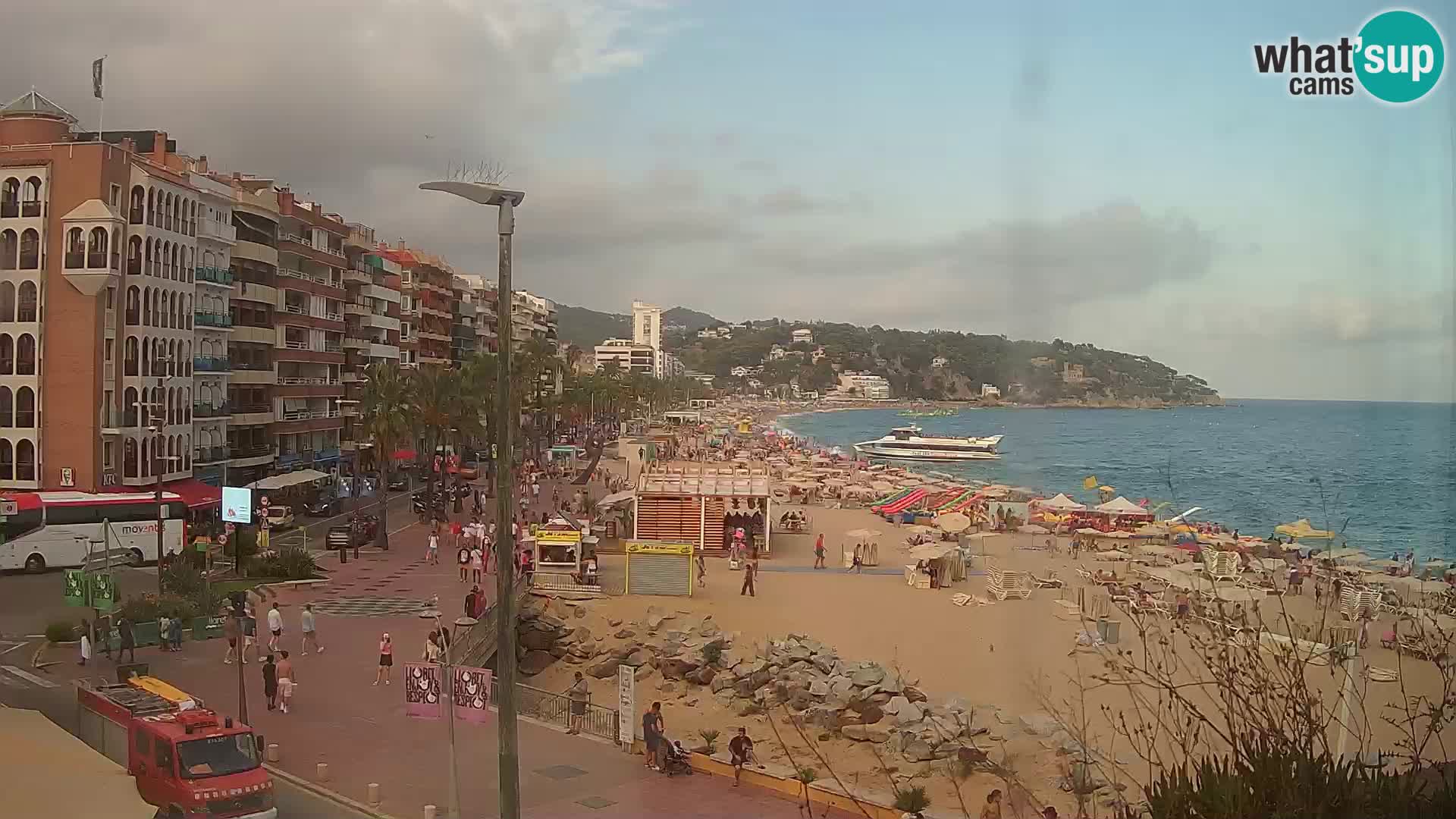 Webcam live Lloret de Mar – la spiaggia principale