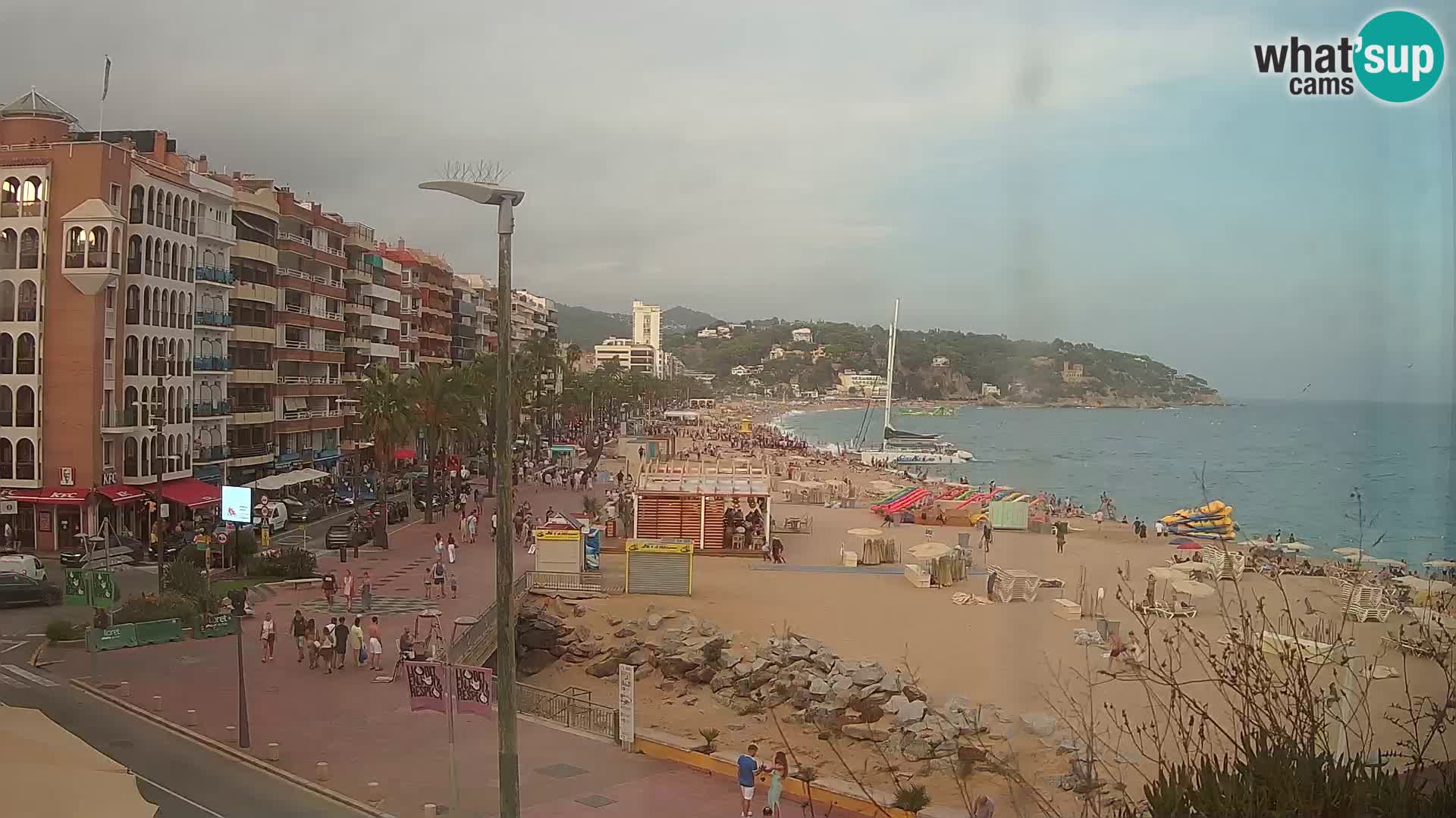 Web kamera Lloret de Mar – plaža