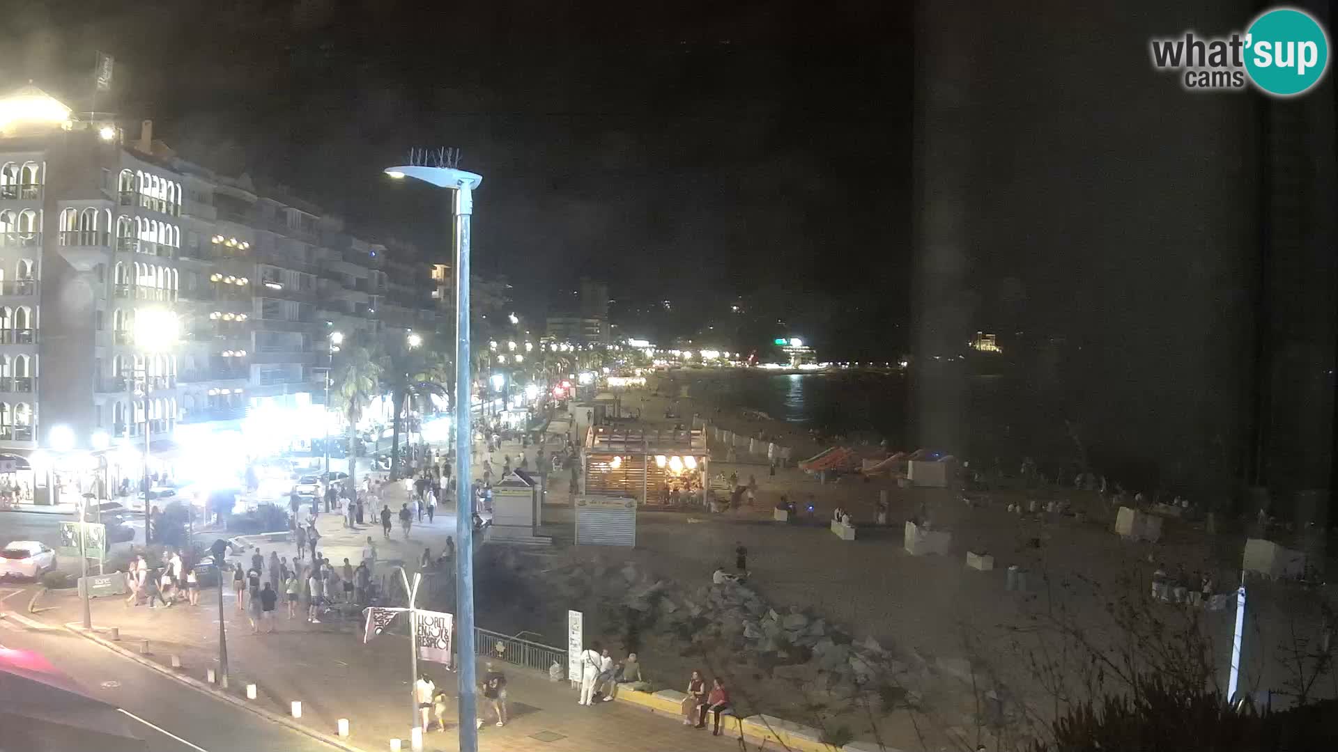 Web kamera Lloret de Mar – plaža