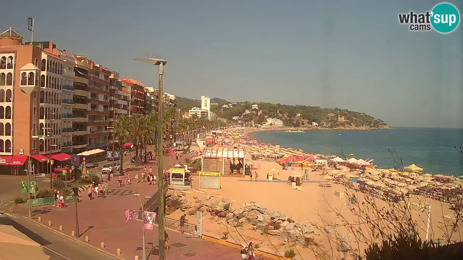 Web kamera Lloret de Mar – plaža