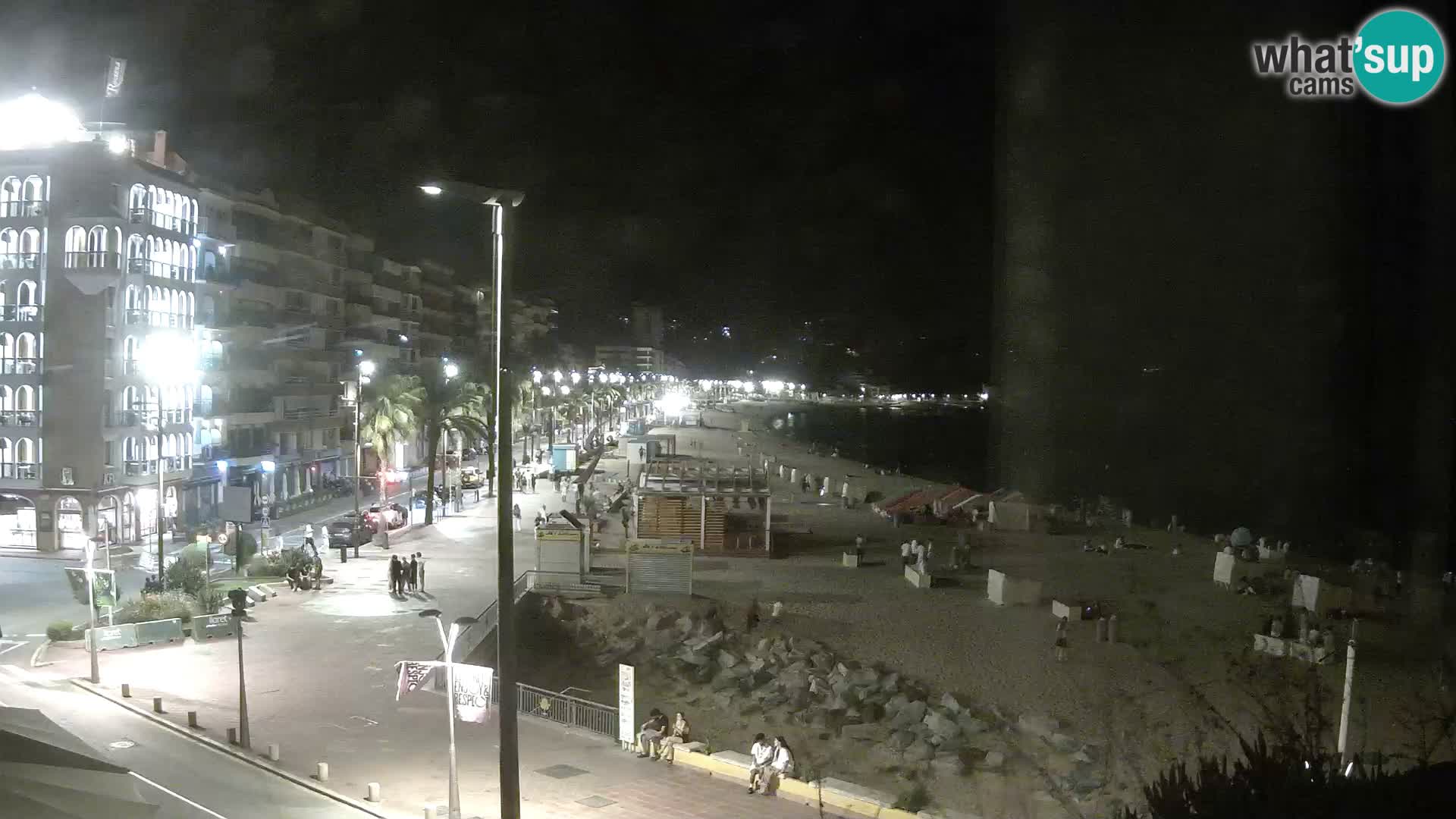 Webcam Lloret de Mar – the main beach – – Costa Brava – Spain