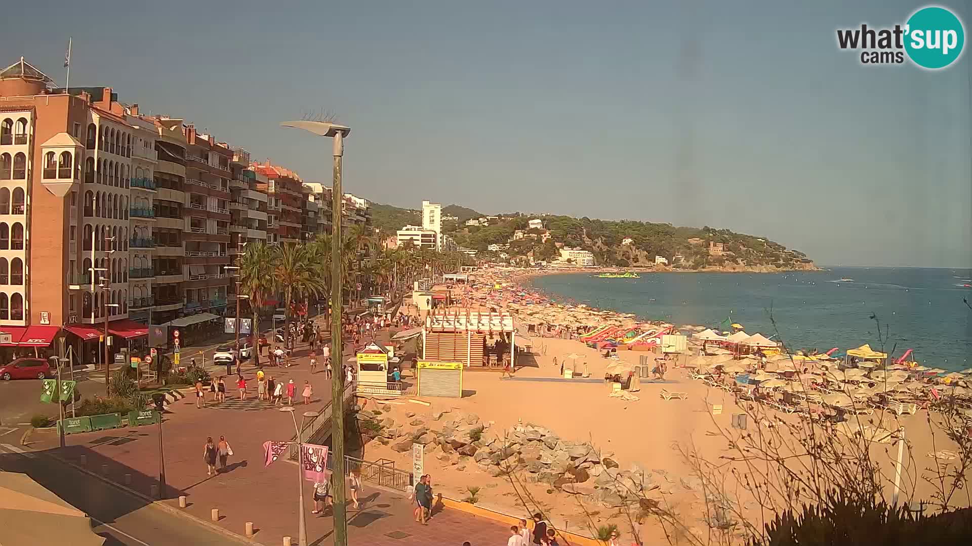 Web kamera Lloret de Mar – plaža
