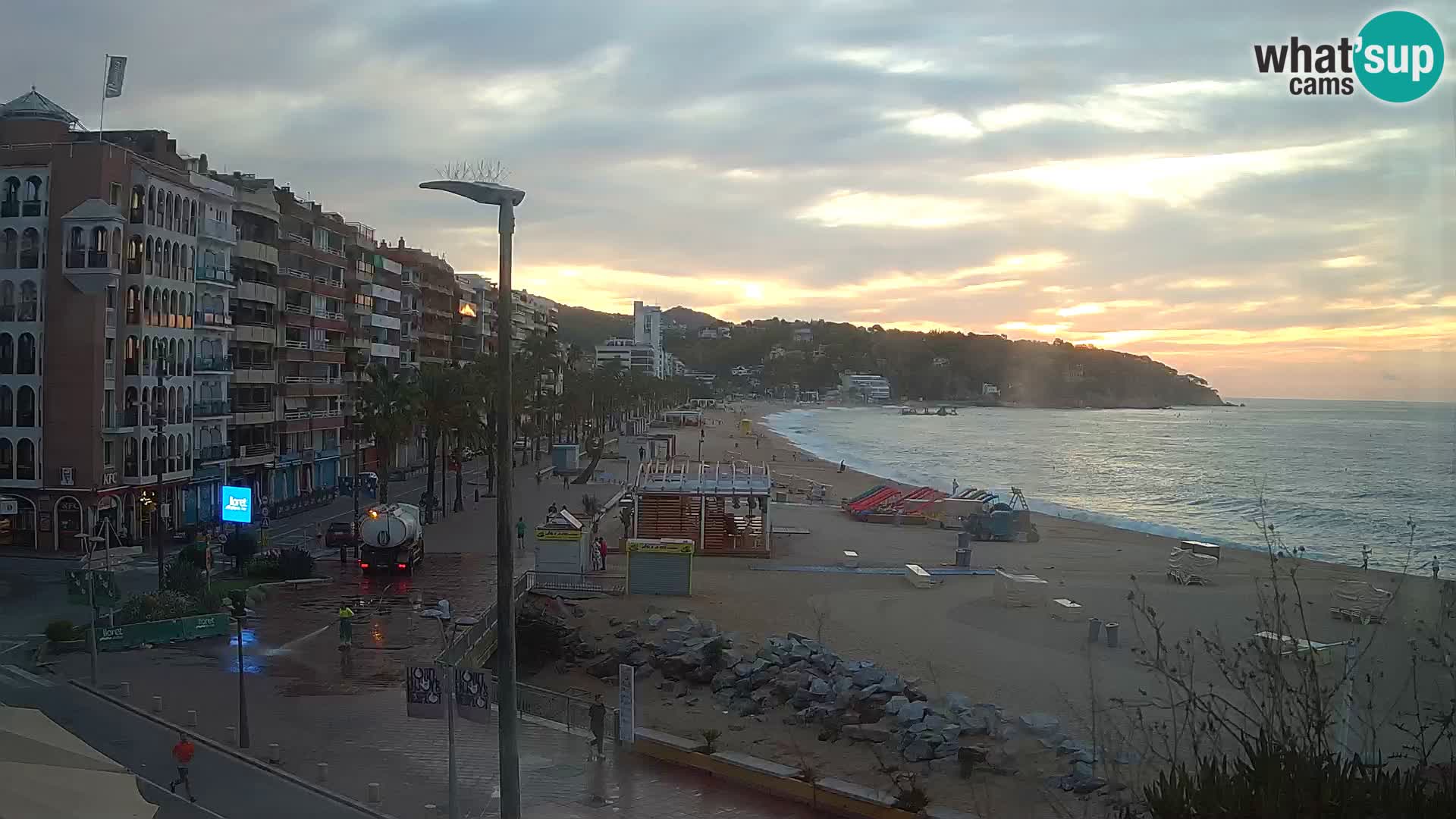 Webcam Lloret de Mar – the main beach – – Costa Brava – Spain