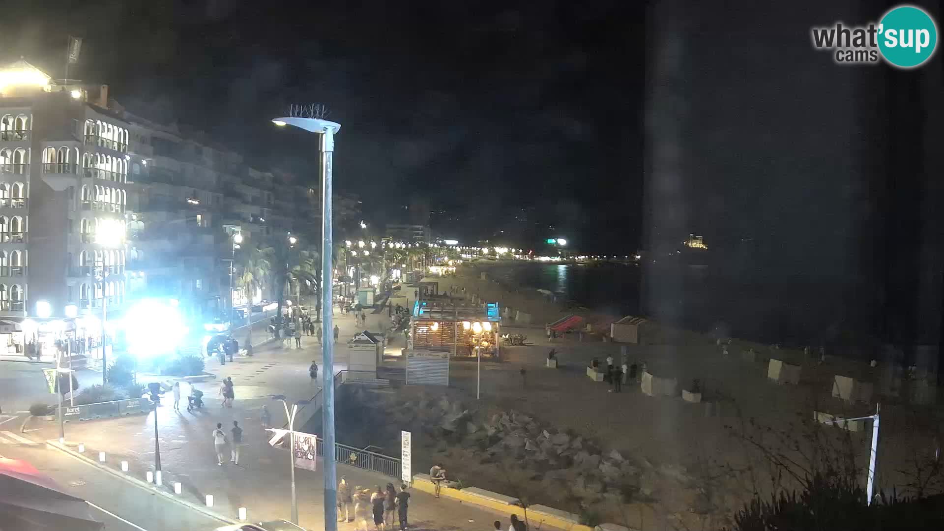 Webcam Lloret de Mar – the main beach – – Costa Brava – Spain