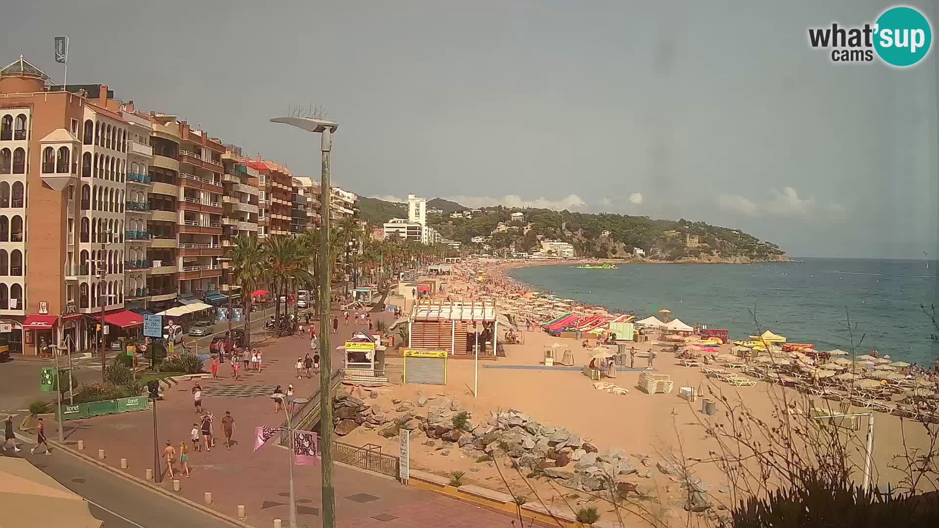 Webcam live Lloret de Mar – la spiaggia principale