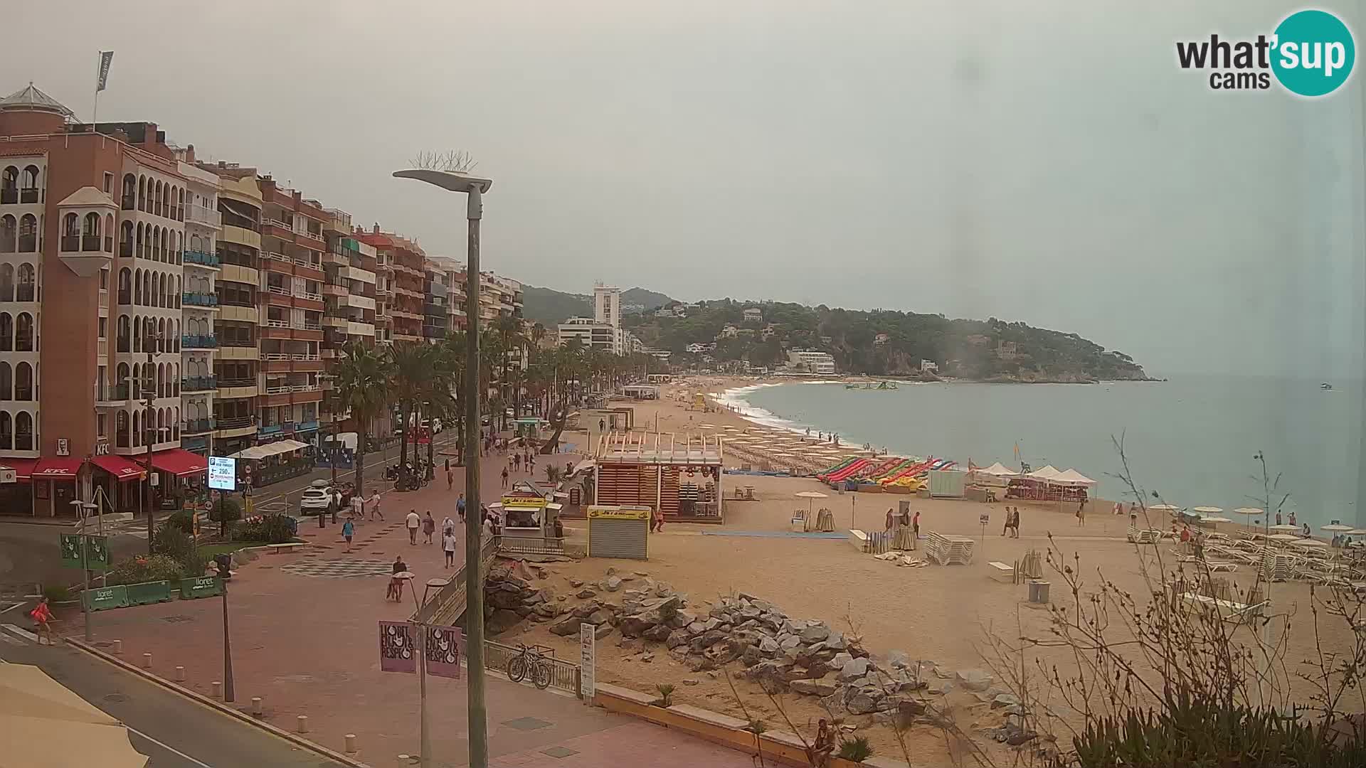 Webcam Live Lloret de Mar – La plage