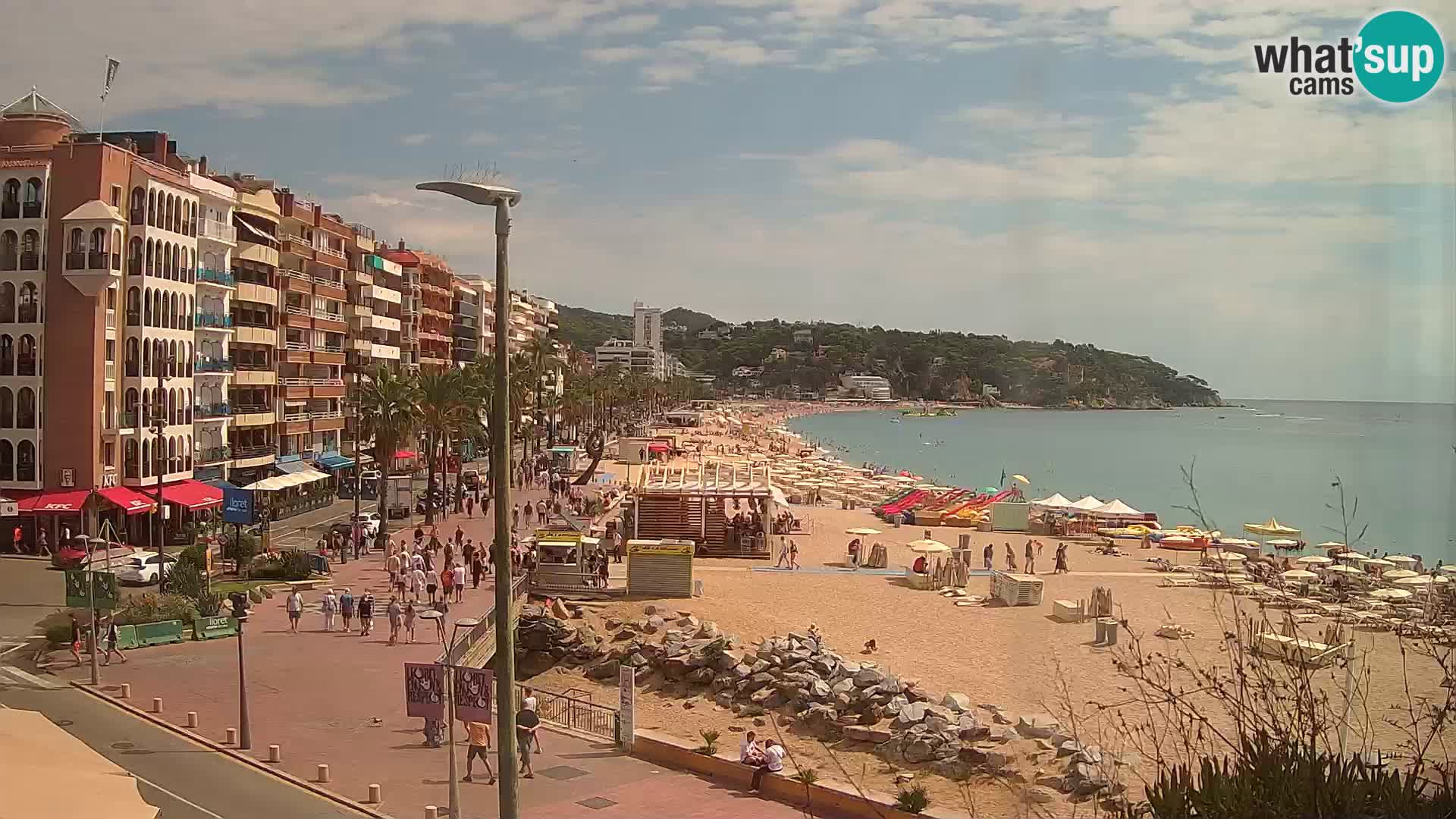 Webcam streaming Lloret de Mar – Plage