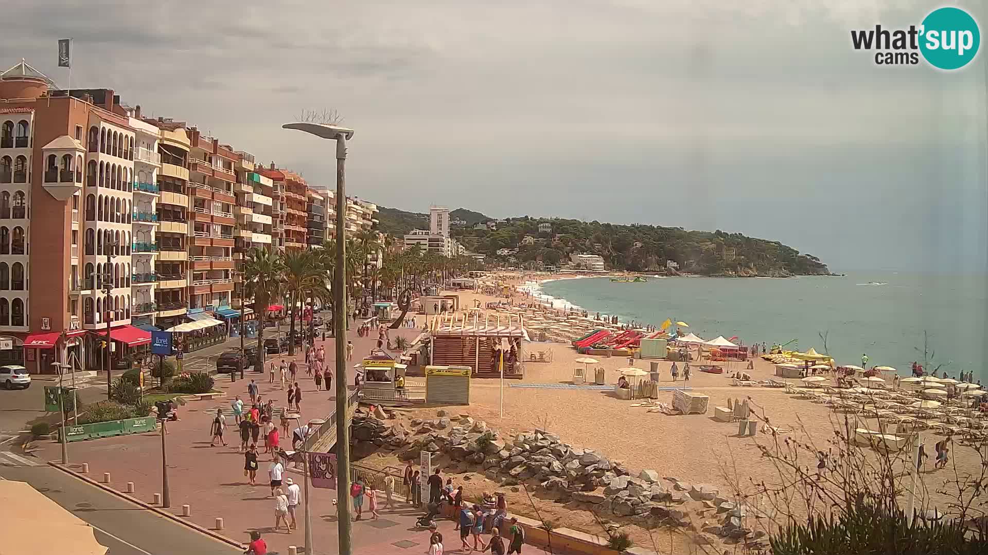 Kamera v živo Lloret de Mar – plaža