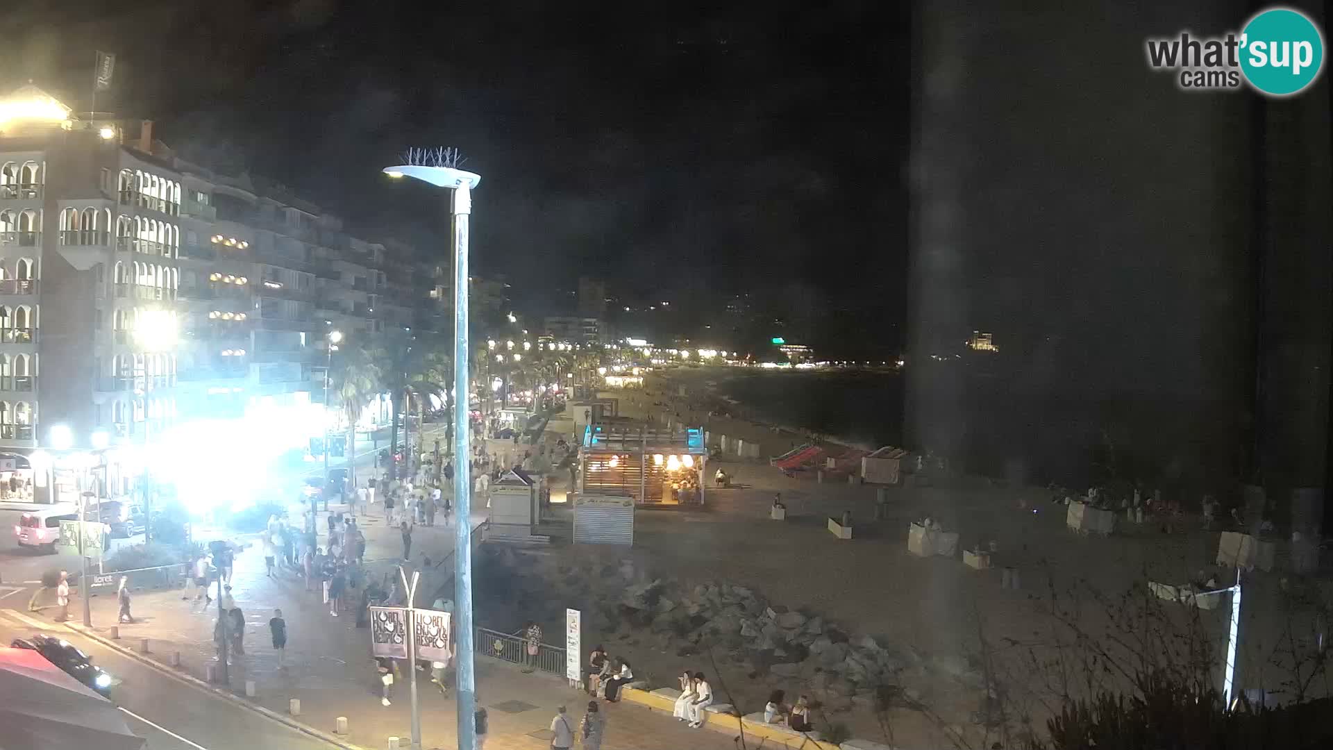 Webcam Lloret de Mar – the main beach – – Costa Brava – Spain