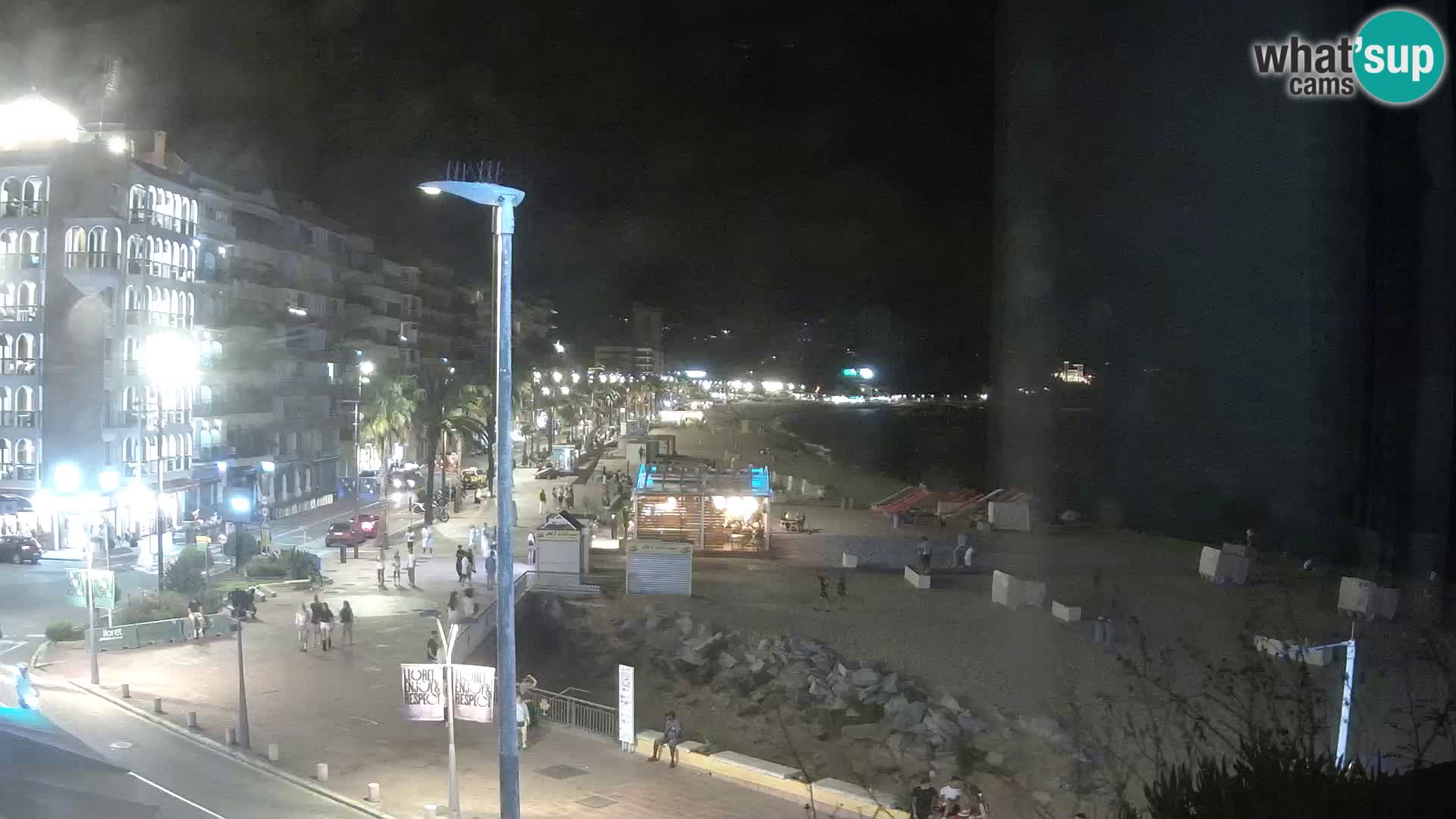 Webcam Lloret de Mar – the main beach – – Costa Brava – Spain