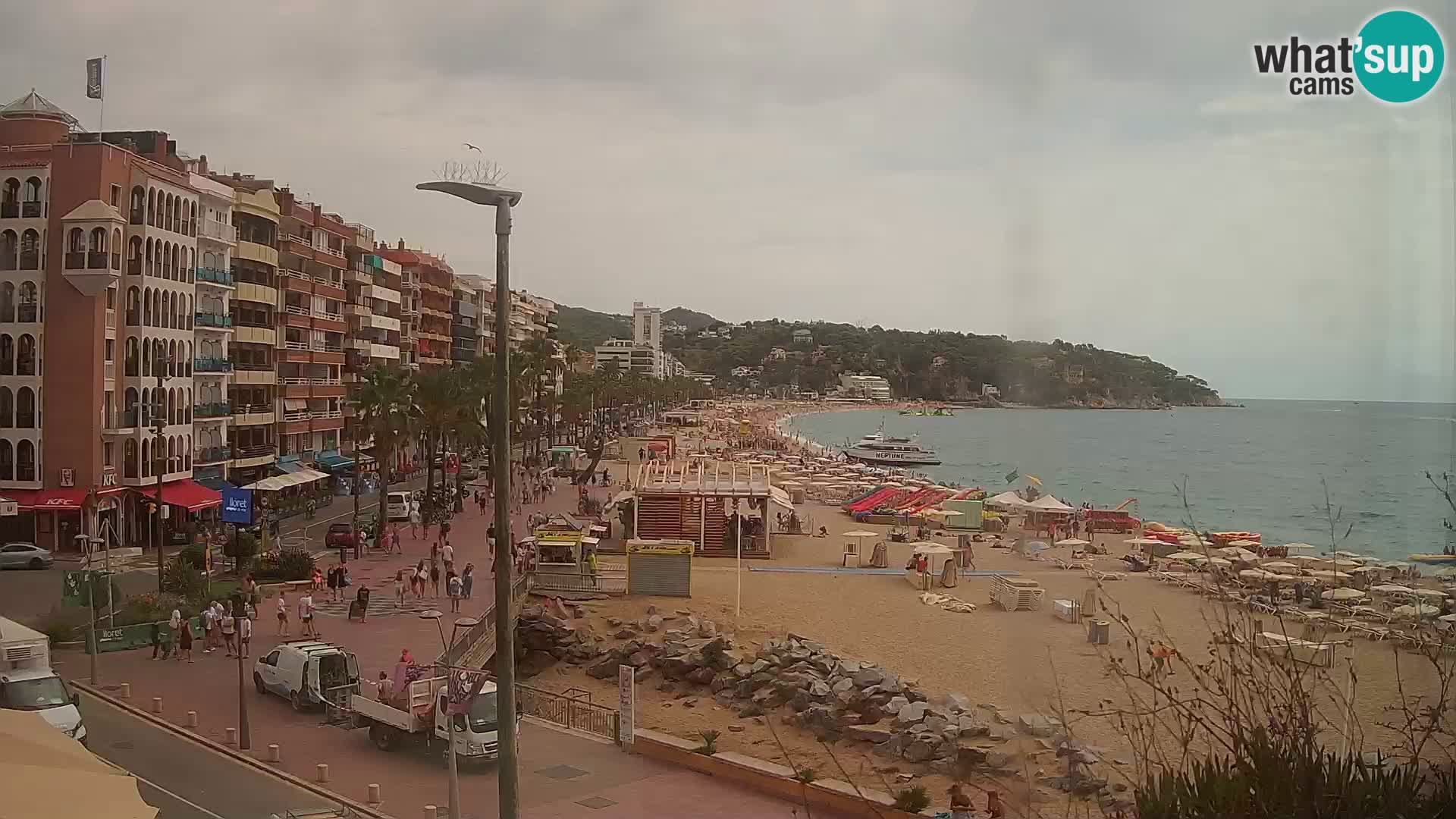 Webcam live Lloret de Mar – Hauptstrand