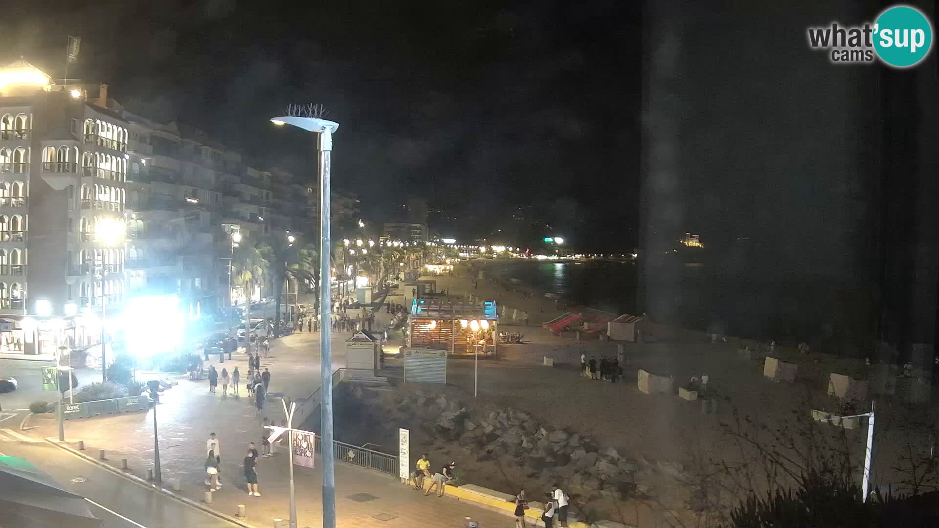 Webcam Lloret de Mar – the main beach – – Costa Brava – Spain