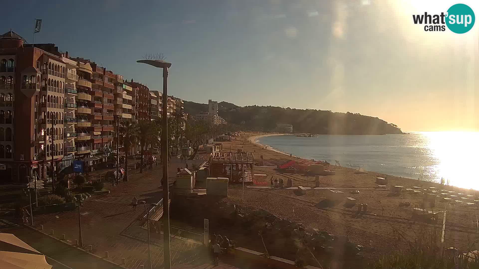 Webcam Lloret de Mar – the main beach – – Costa Brava – Spain