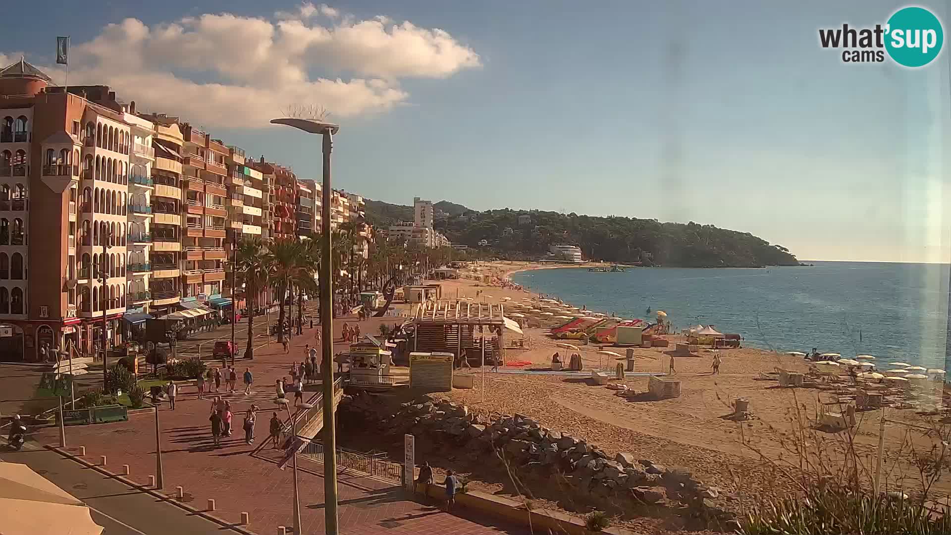 Webcam live Lloret de Mar – la spiaggia principale