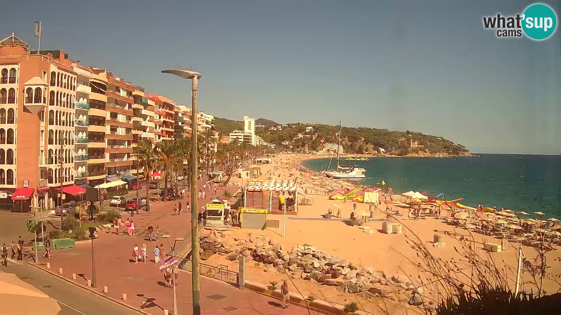 Web kamera Lloret de Mar – plaža
