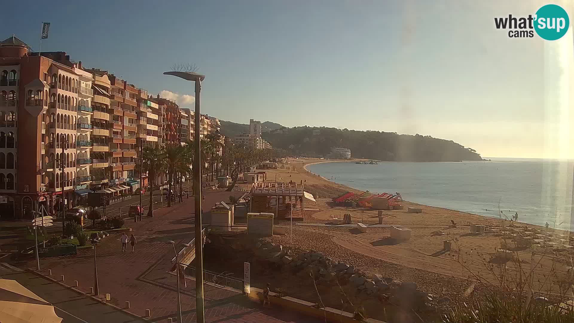 Webcam Lloret de Mar – the main beach – – Costa Brava – Spain