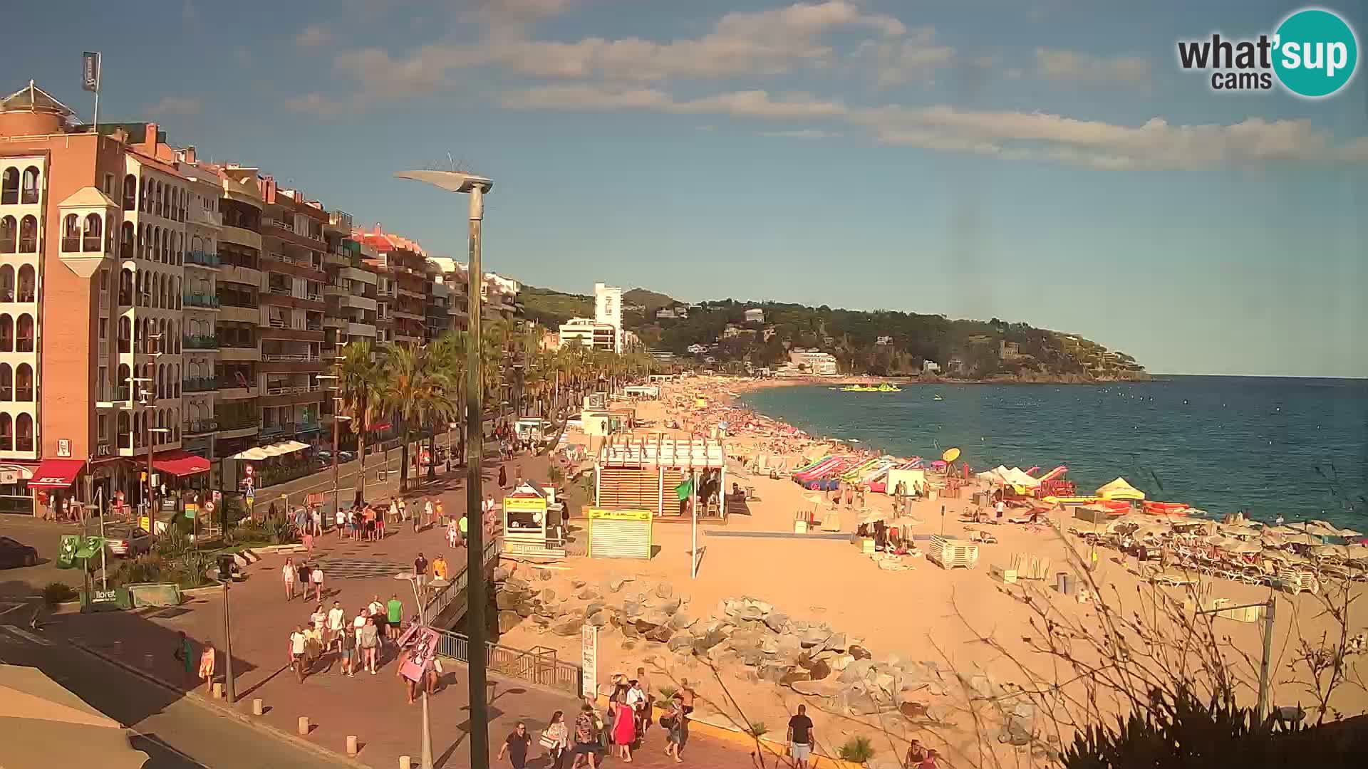 Webcam live Lloret de Mar – Hauptstrand