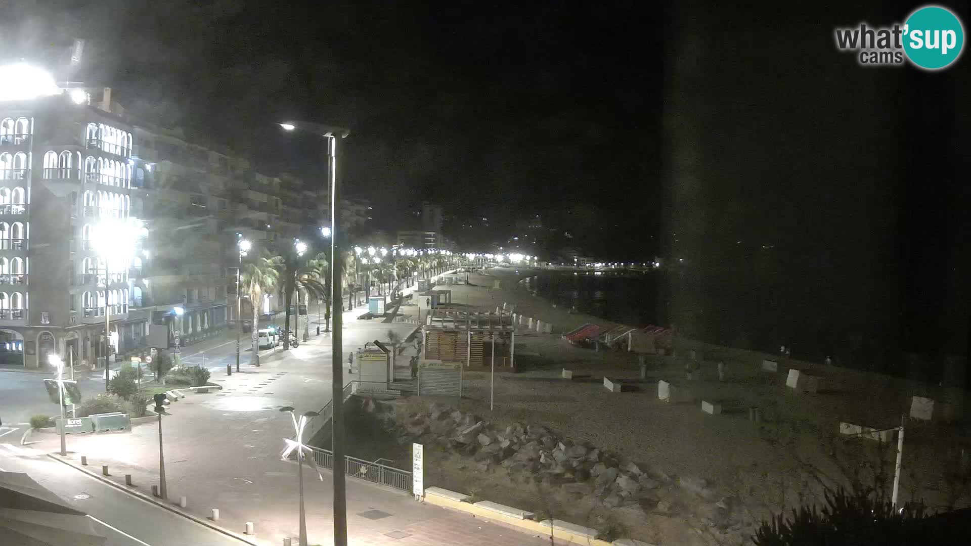 Webcam Lloret de Mar – the main beach – – Costa Brava – Spain