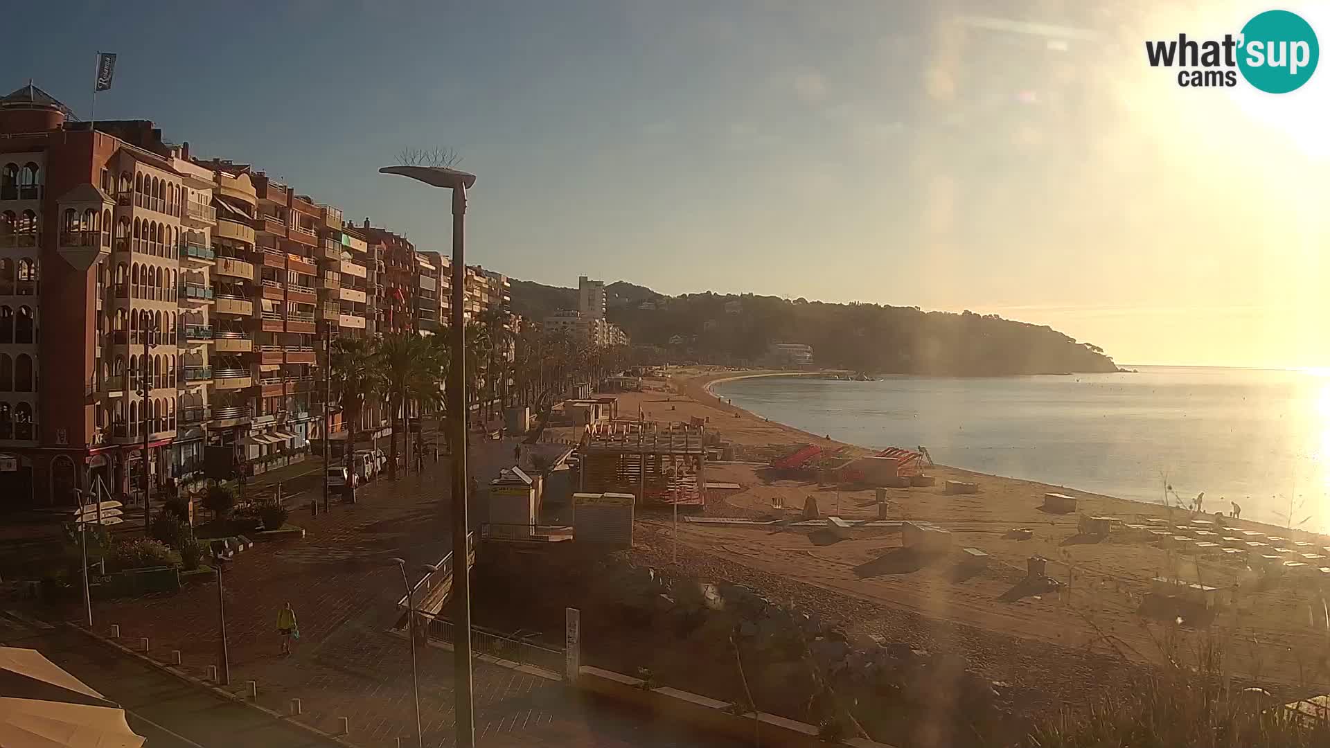 Webcam Lloret de Mar – the main beach – – Costa Brava – Spain