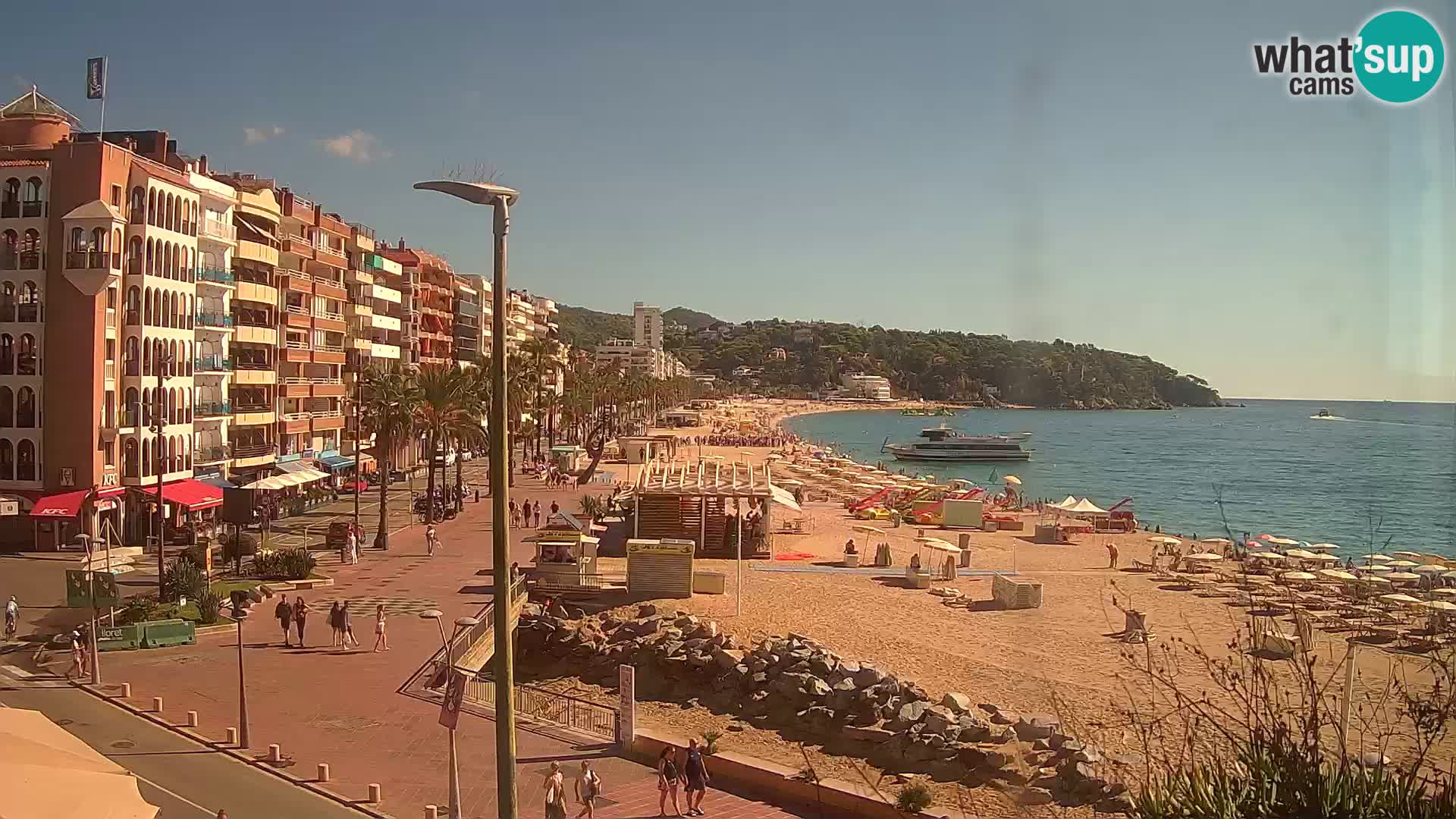 Web kamera Lloret de Mar – plaža
