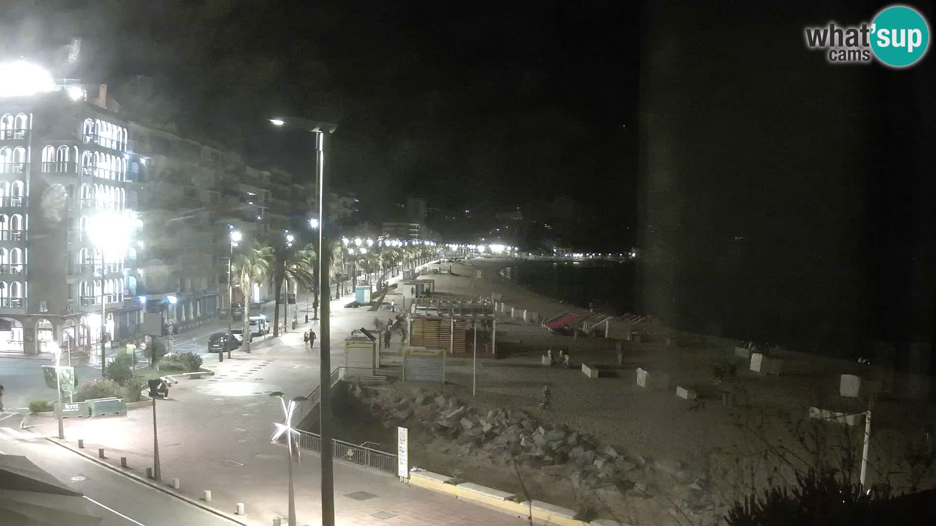 Webcam Lloret de Mar – the main beach – – Costa Brava – Spain