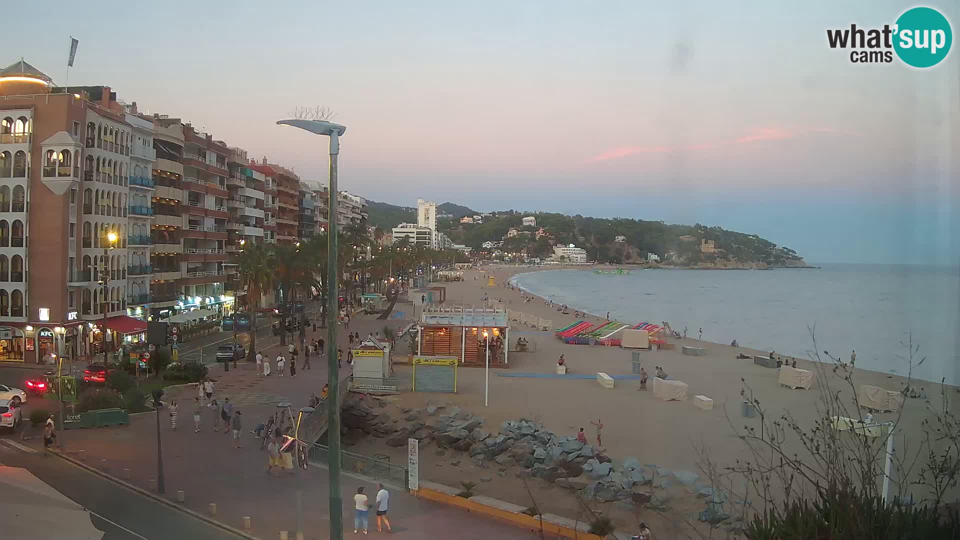 Webcam Lloret de Mar – the main beach – – Costa Brava – Spain