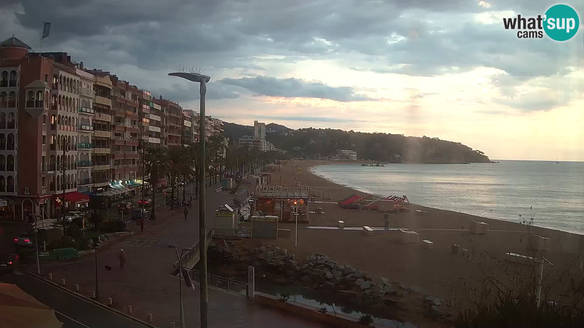 Webcam Lloret de Mar – the main beach – – Costa Brava – Spain