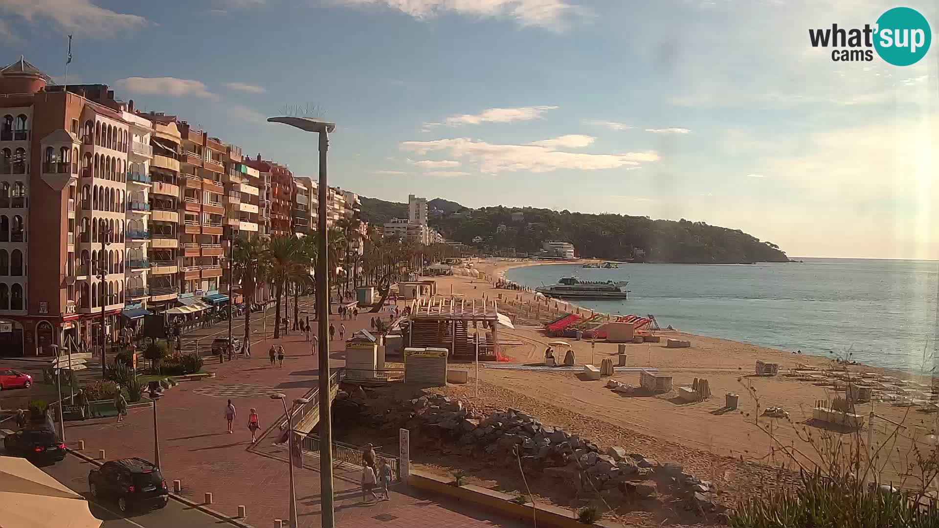 Webcam Lloret de Mar – the main beach – – Costa Brava – Spain