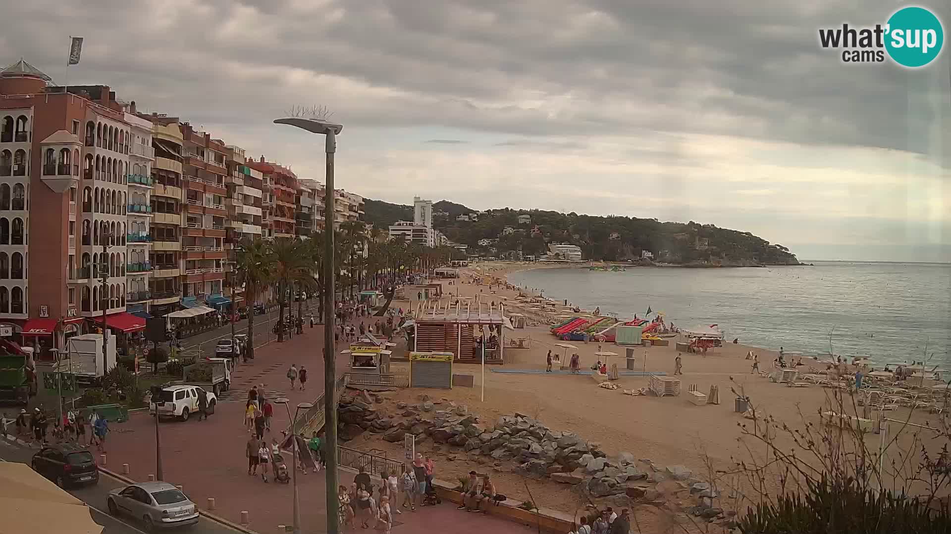 Webcam Lloret de Mar – the main beach – – Costa Brava – Spain