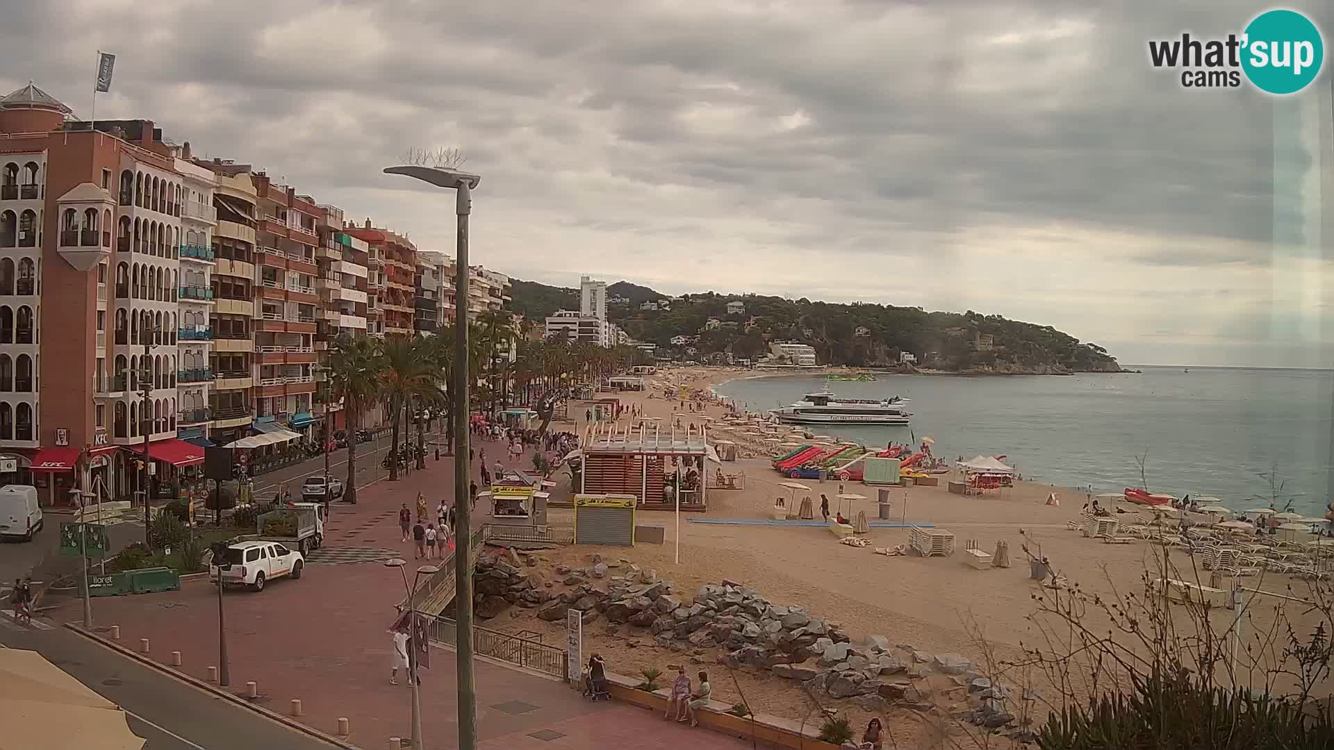 Web kamera Lloret de Mar – plaža