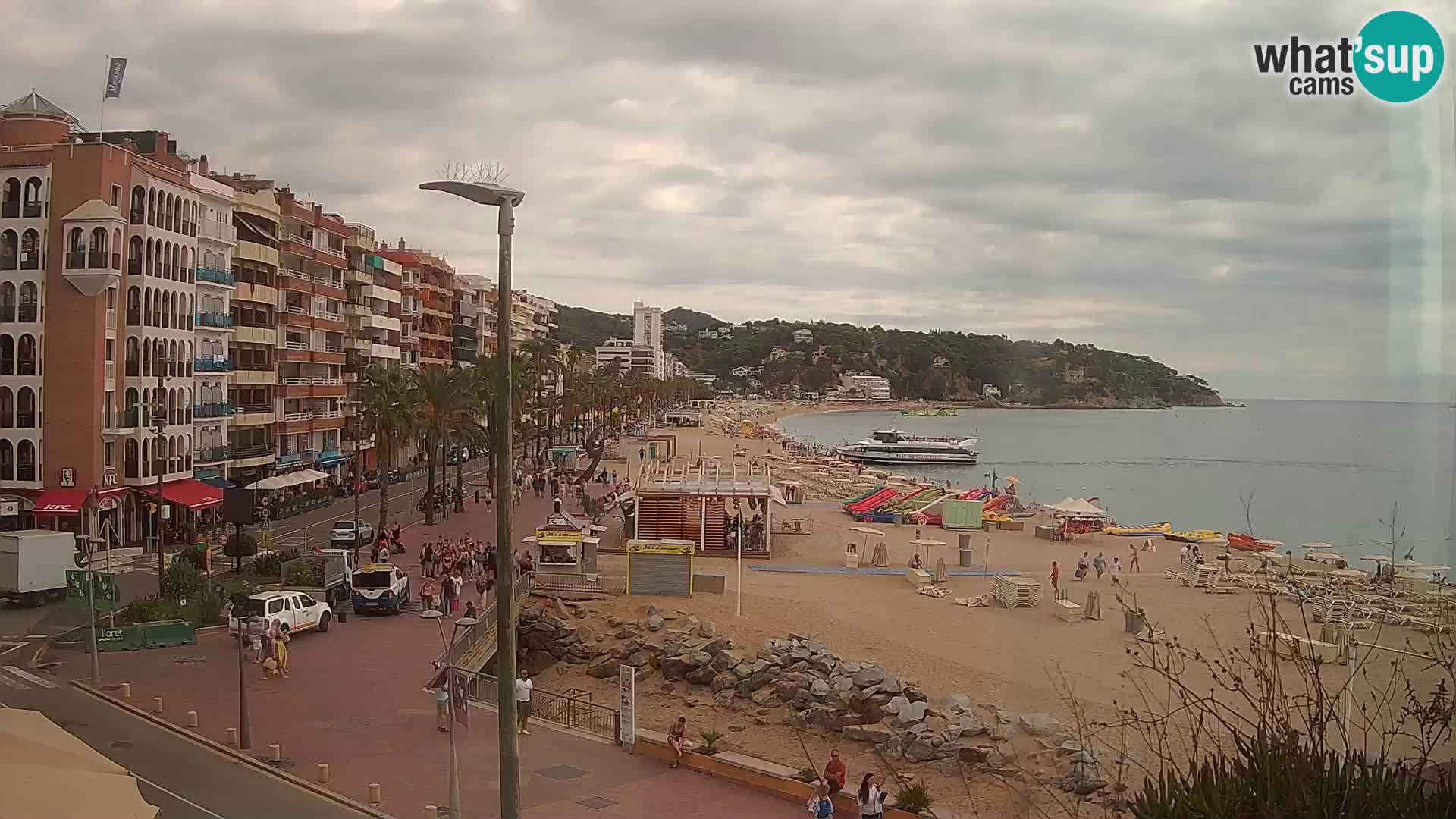 Web kamera Lloret de Mar – plaža
