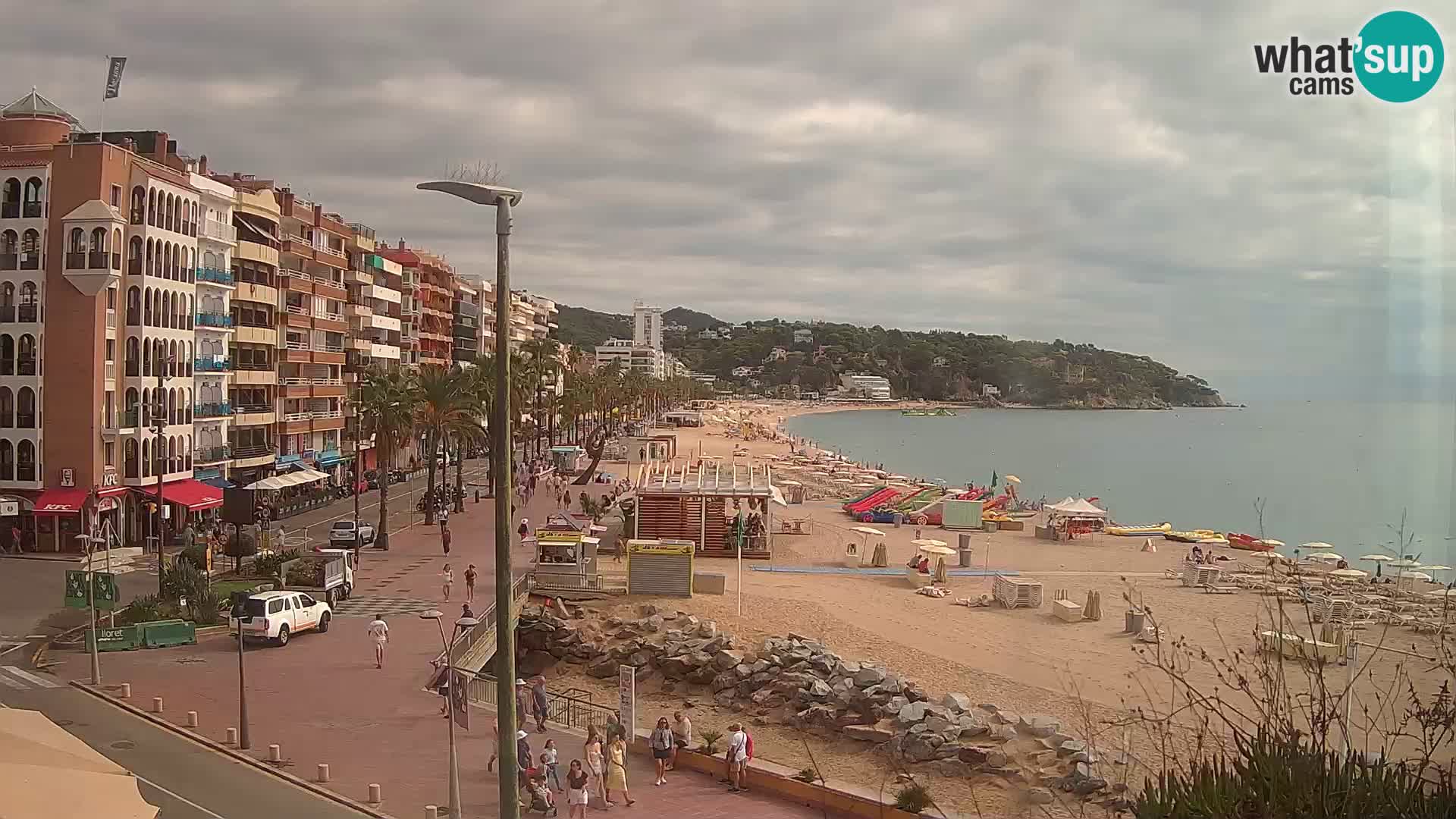 Webcam live Lloret de Mar – la spiaggia principale