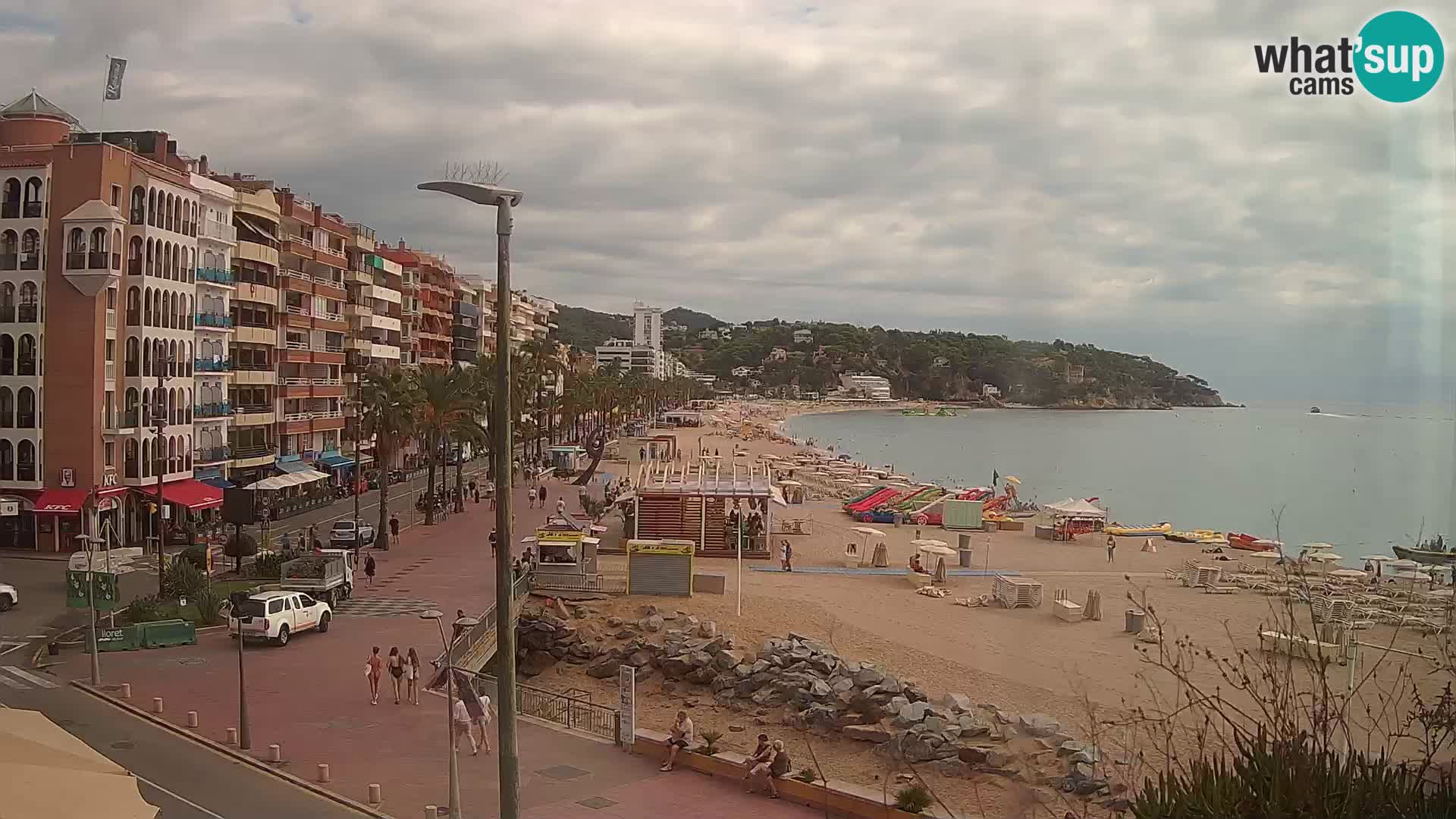 Webcam live Lloret de Mar – la spiaggia principale
