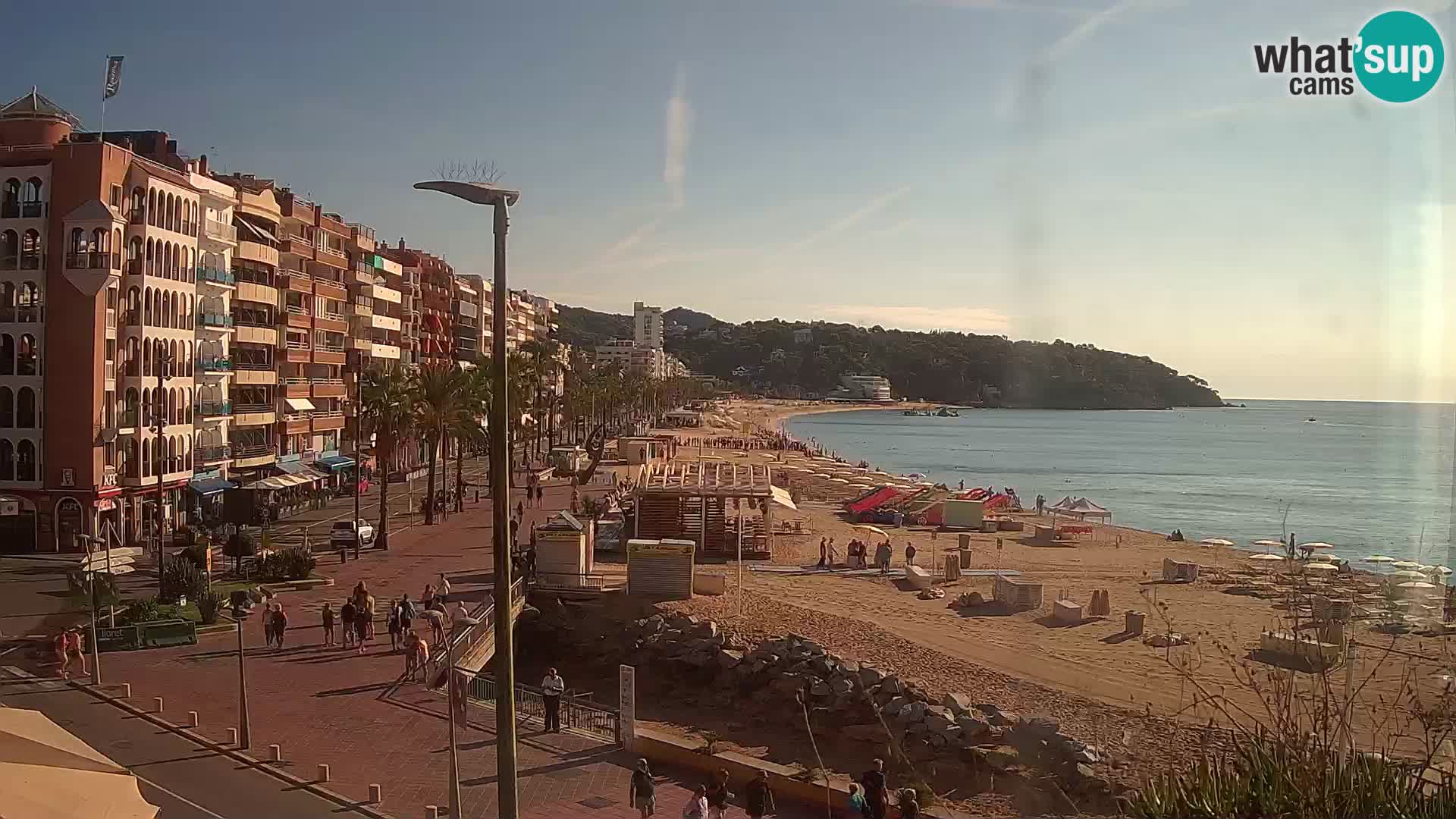 Webcam Lloret de Mar – the main beach – – Costa Brava – Spain