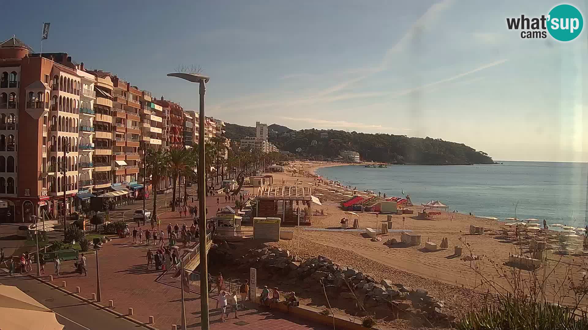 Webcam Lloret de Mar – the main beach – – Costa Brava – Spain